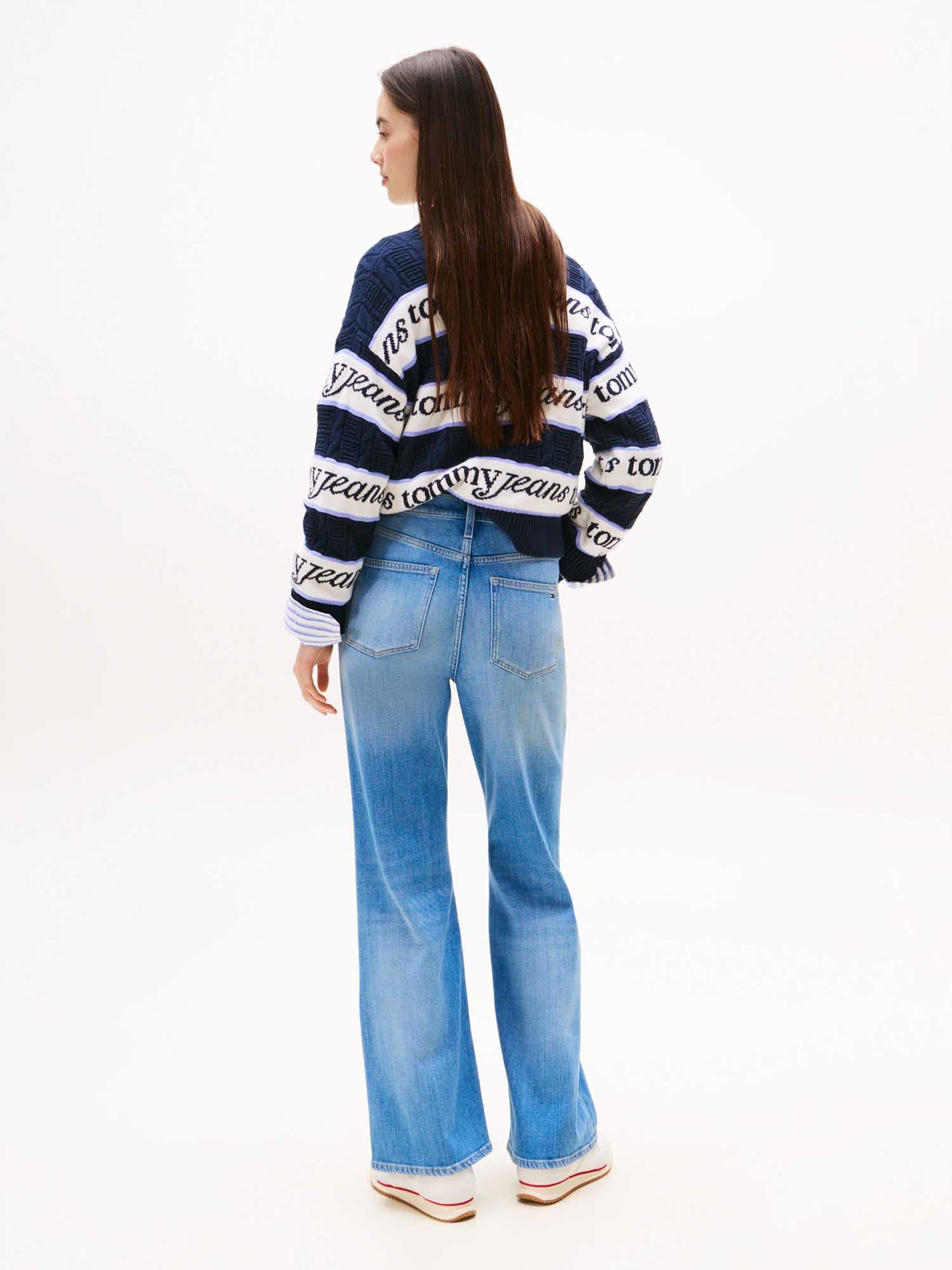 JEANS BELLA FLARE TOMMY JEANS DA DONNA DENIM CHIARO