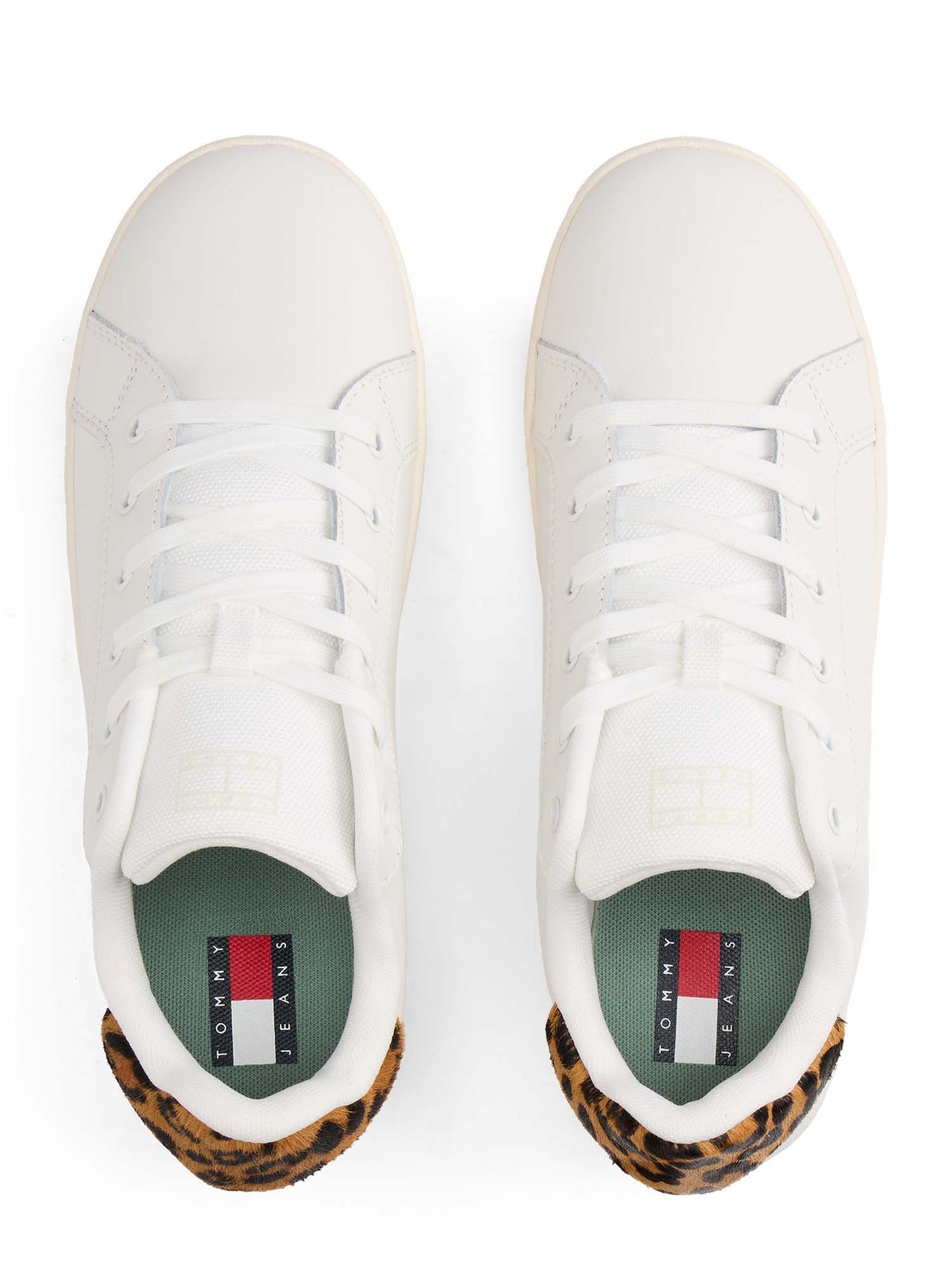 SNEAKERS TJW FLATFORM TOMMY JEANS DA DONNA BIANCO MACULATO