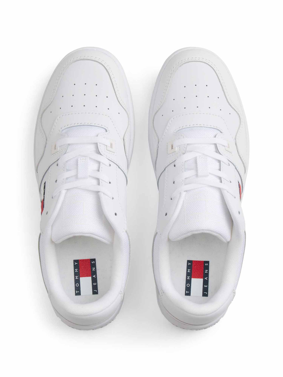 Tommy jeans basket sneakers da donna bianco