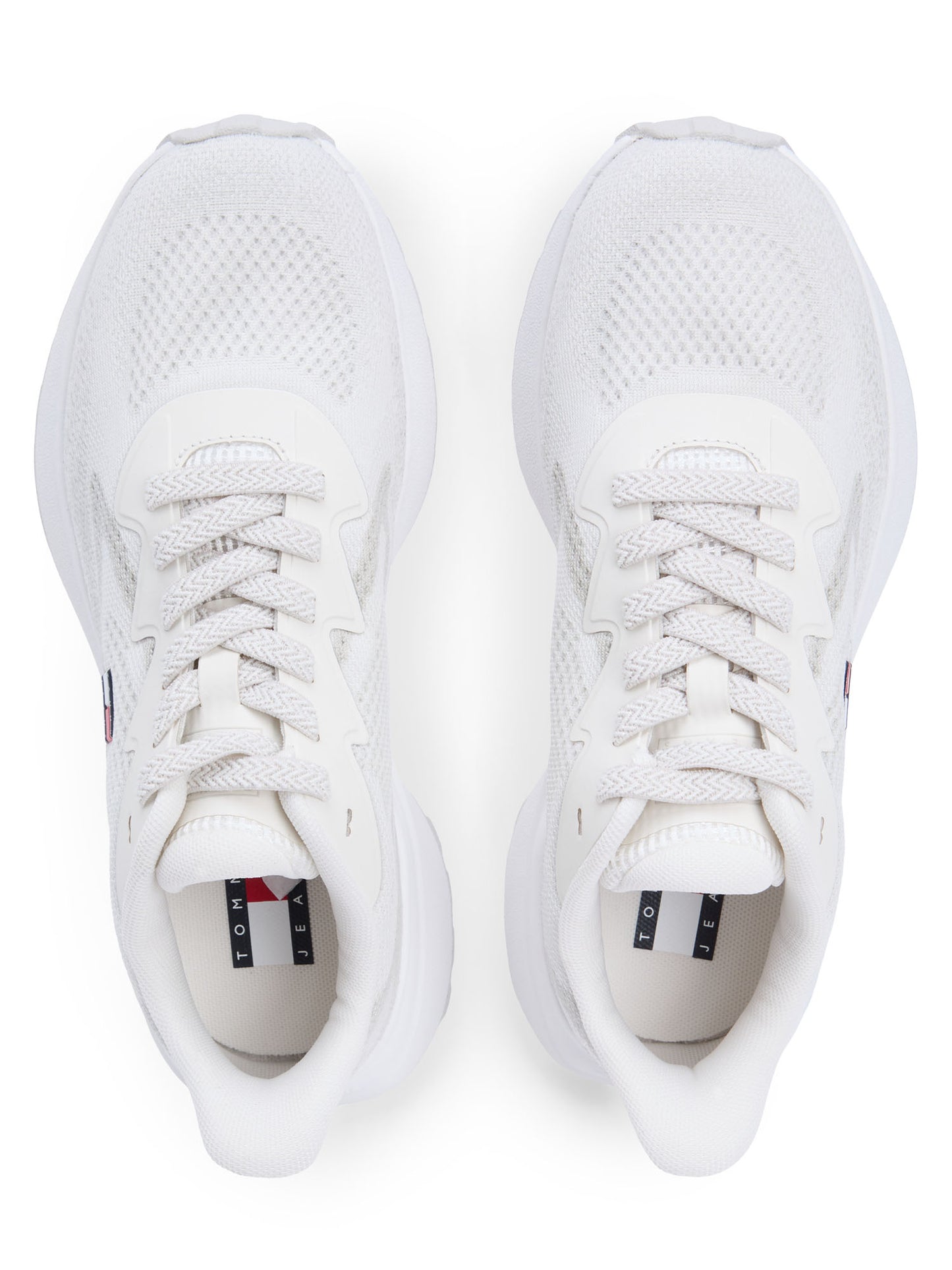 SNEAKERS BIANCA TOMMY JEANS SPORTY KNIT DA DONNA