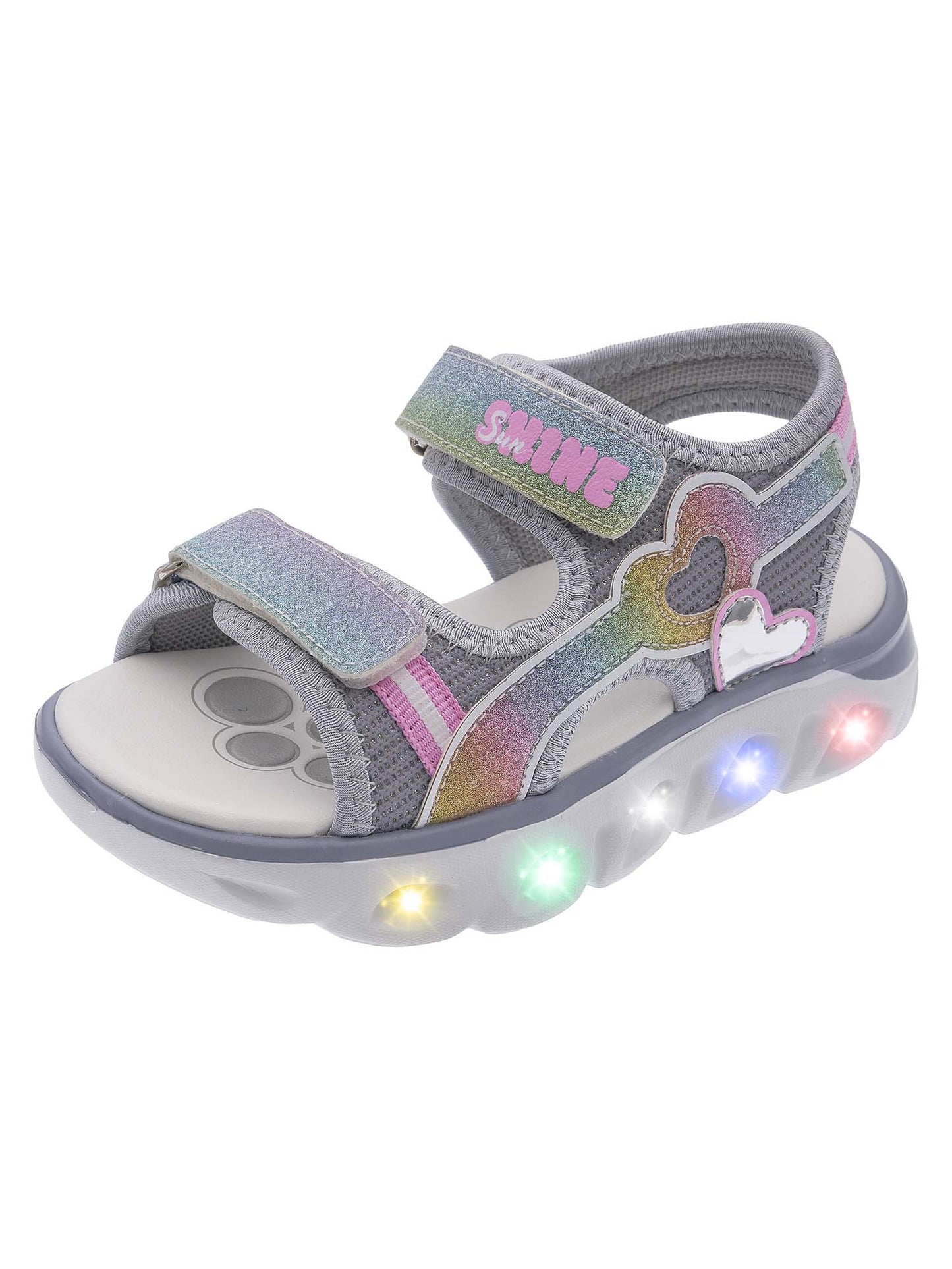 Chicco Clelia, sandalo da bimba/o multicolore con luci