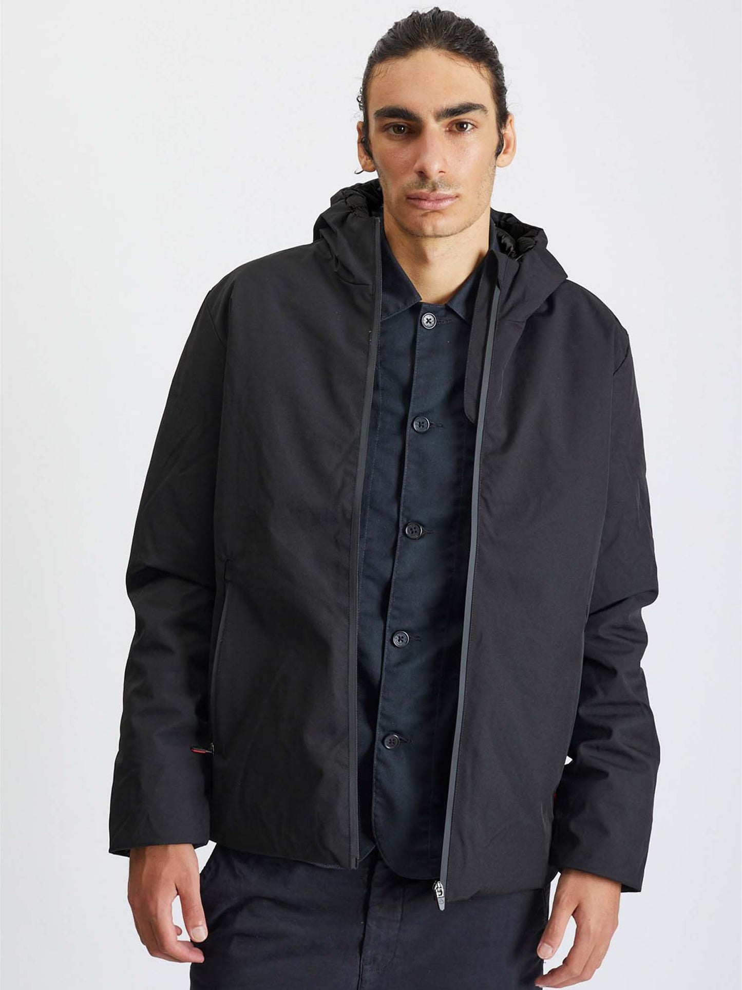 GIUBBINO CARIGNAN CORTO CANADIAN DA UOMO NERO