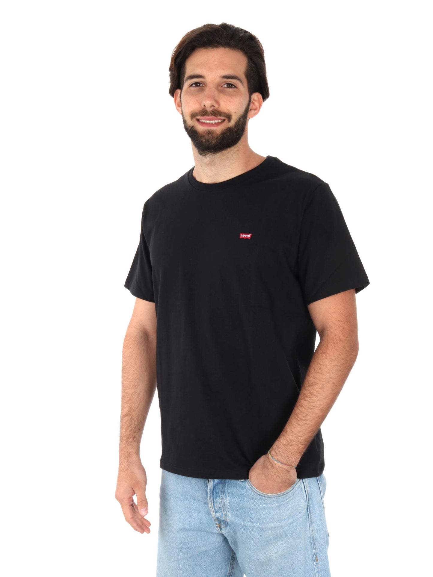 T-SHIRT OUSEMARK ORIGINAL LEVI'S UOMO NERO