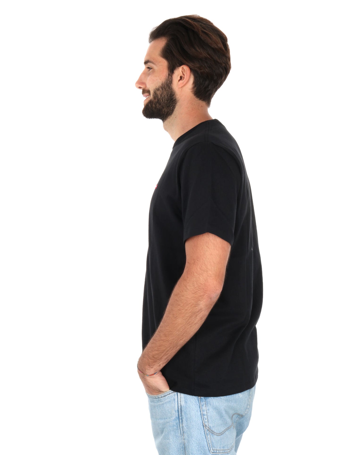 T-SHIRT OUSEMARK ORIGINAL LEVI'S UOMO NERO