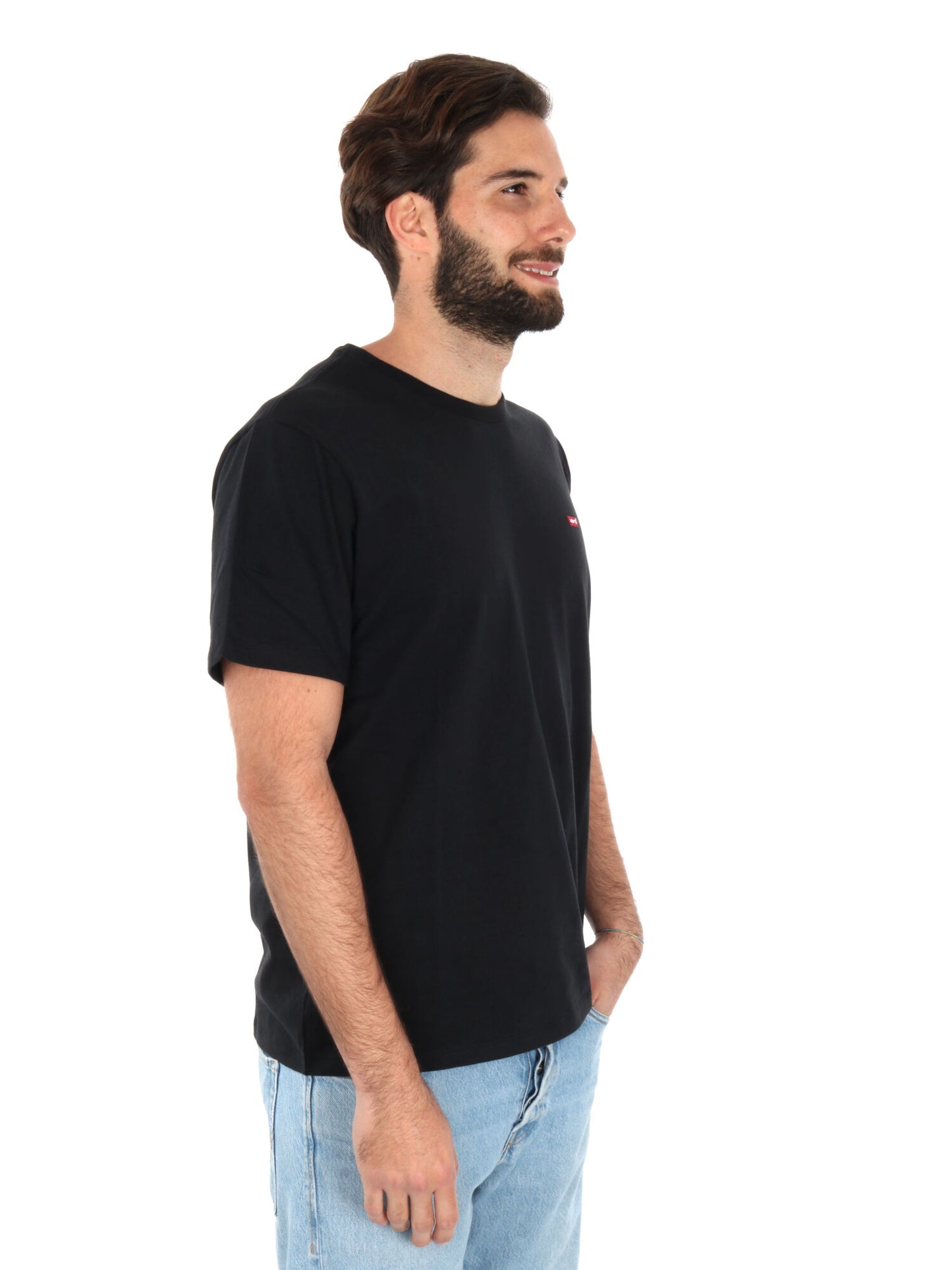 T-SHIRT OUSEMARK ORIGINAL LEVI'S UOMO NERO