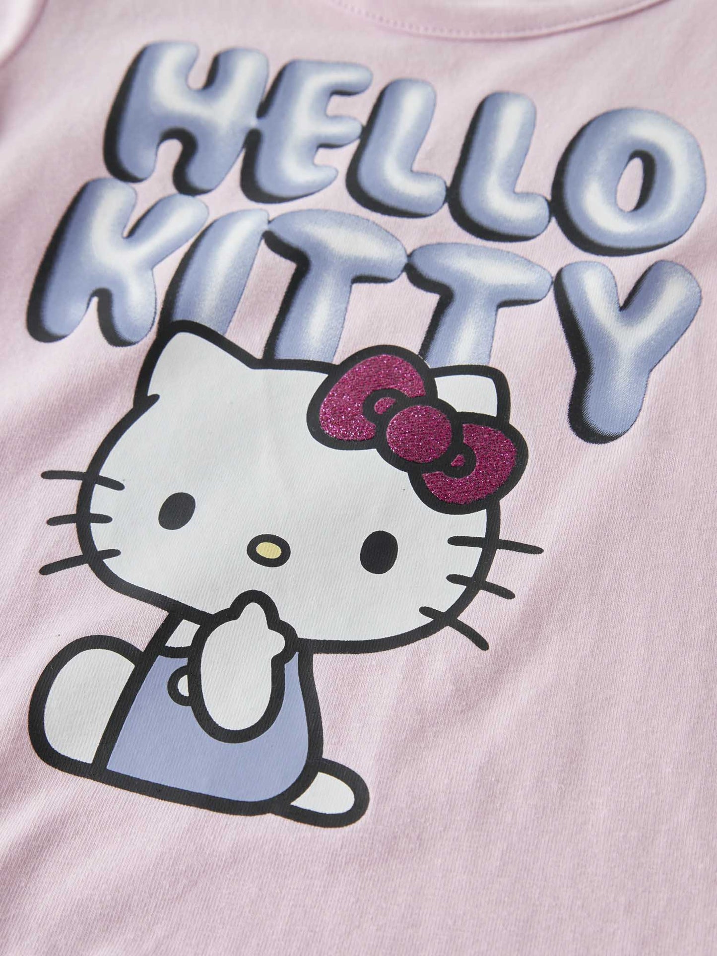 Vestito unisex Name It con stampa Hello Kitty rosa
