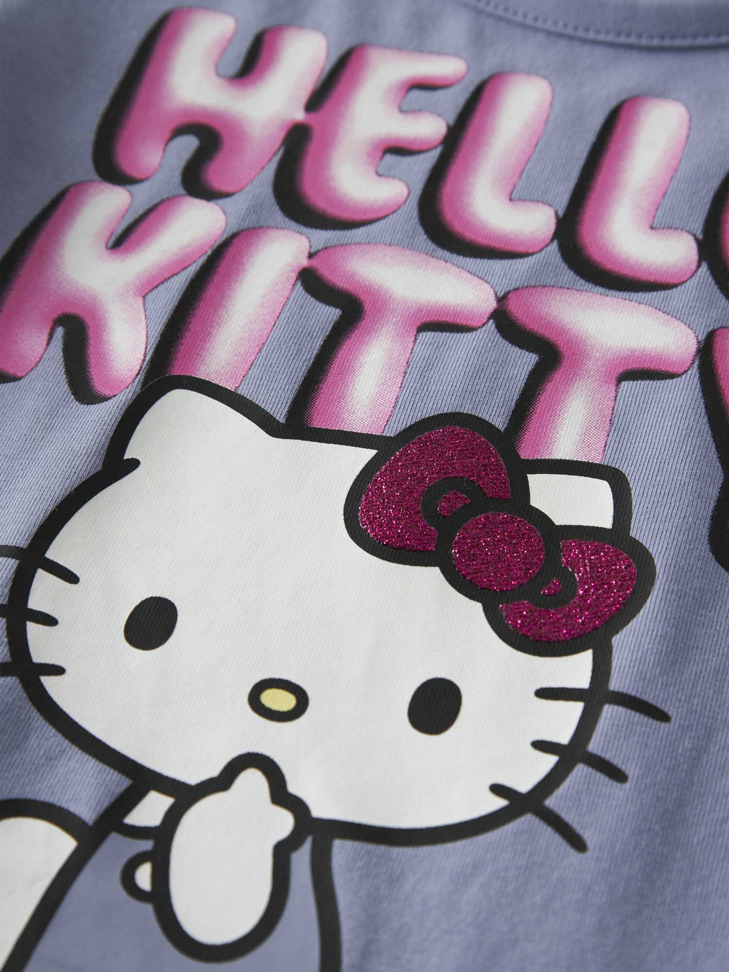Vestito Name It unisex adulto lilla con stampa Hello Kitty glitterata