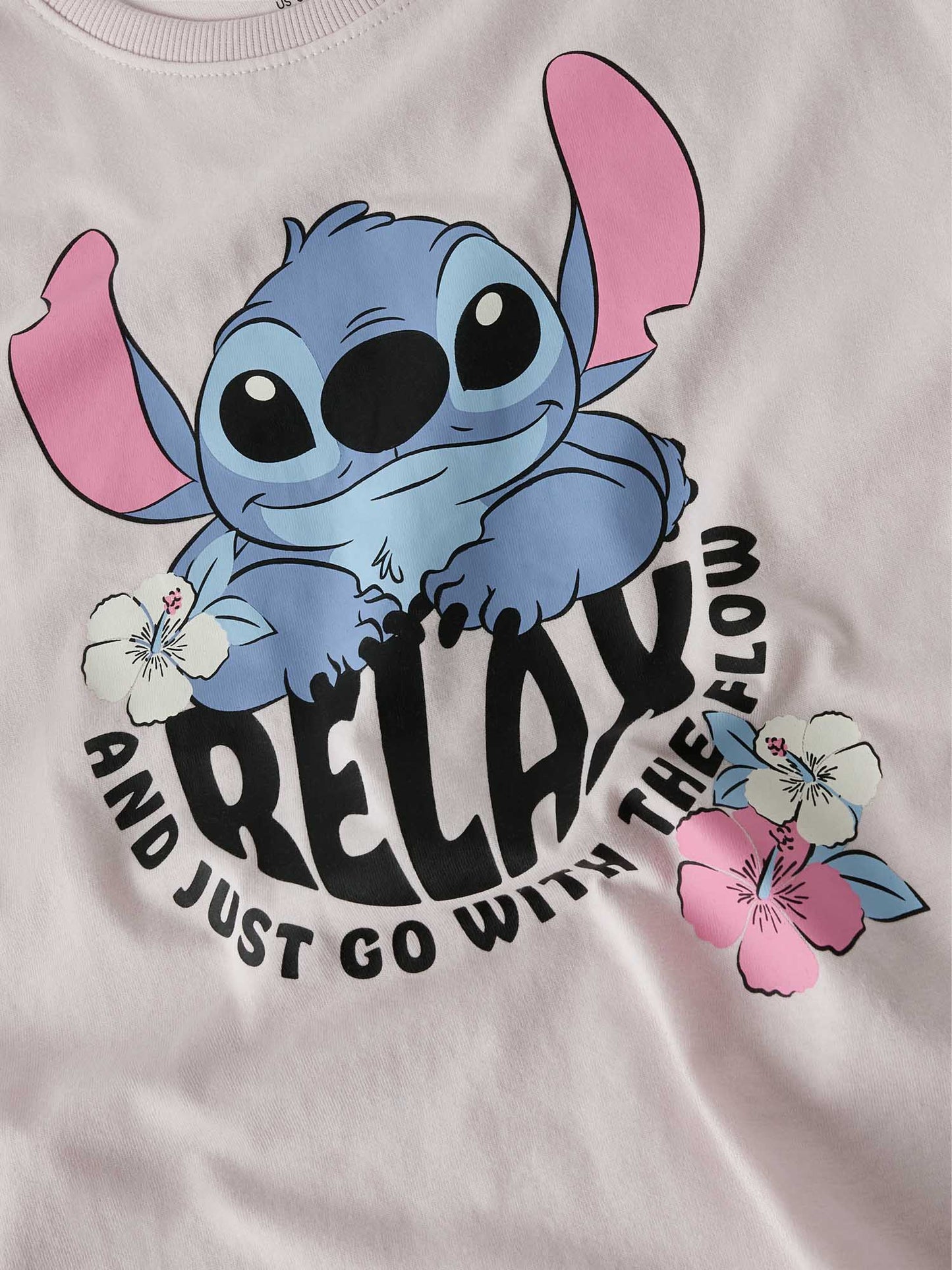 T-shirt rosa unisex bambino Name It, modello Afta Stitch