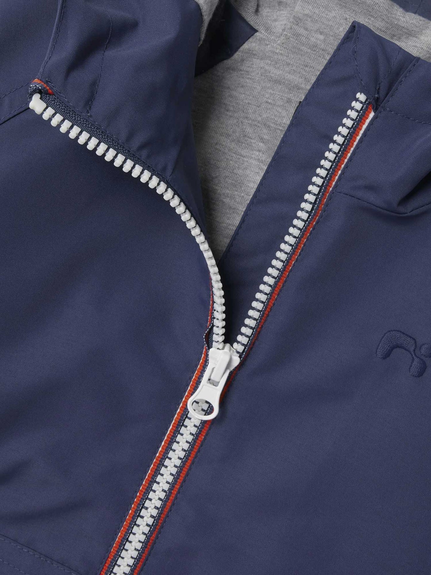 Giubbotto leggero Name It unisex blu con cappuccio