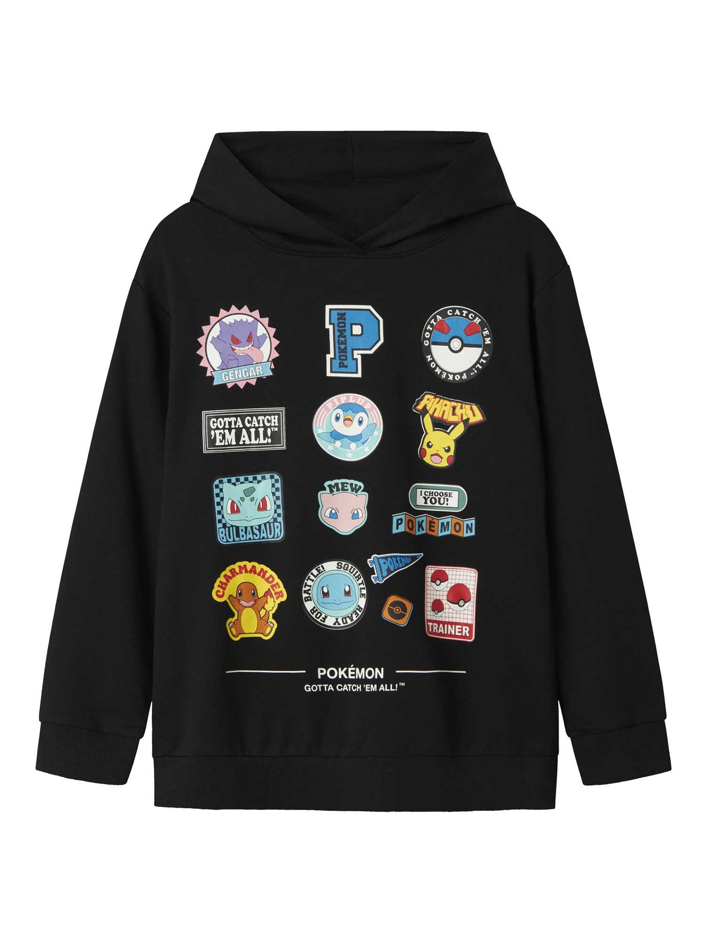 FELPA JIMM POKEMON NAME IT DA BAMBINO NERO