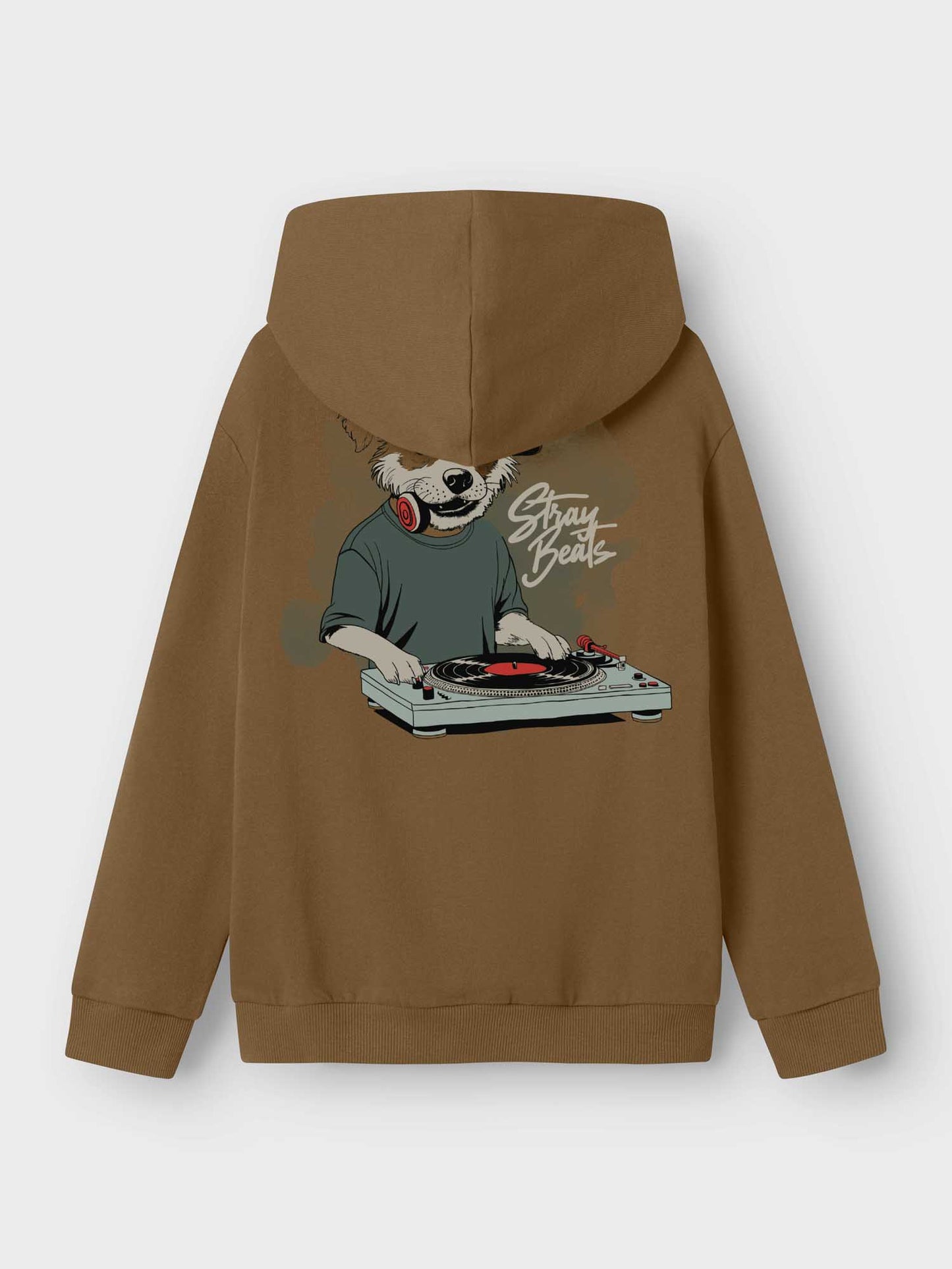 FELPA NOPAL CON CAPPUCCIO NAME IT DA RAGAZZO NOCCIOLA