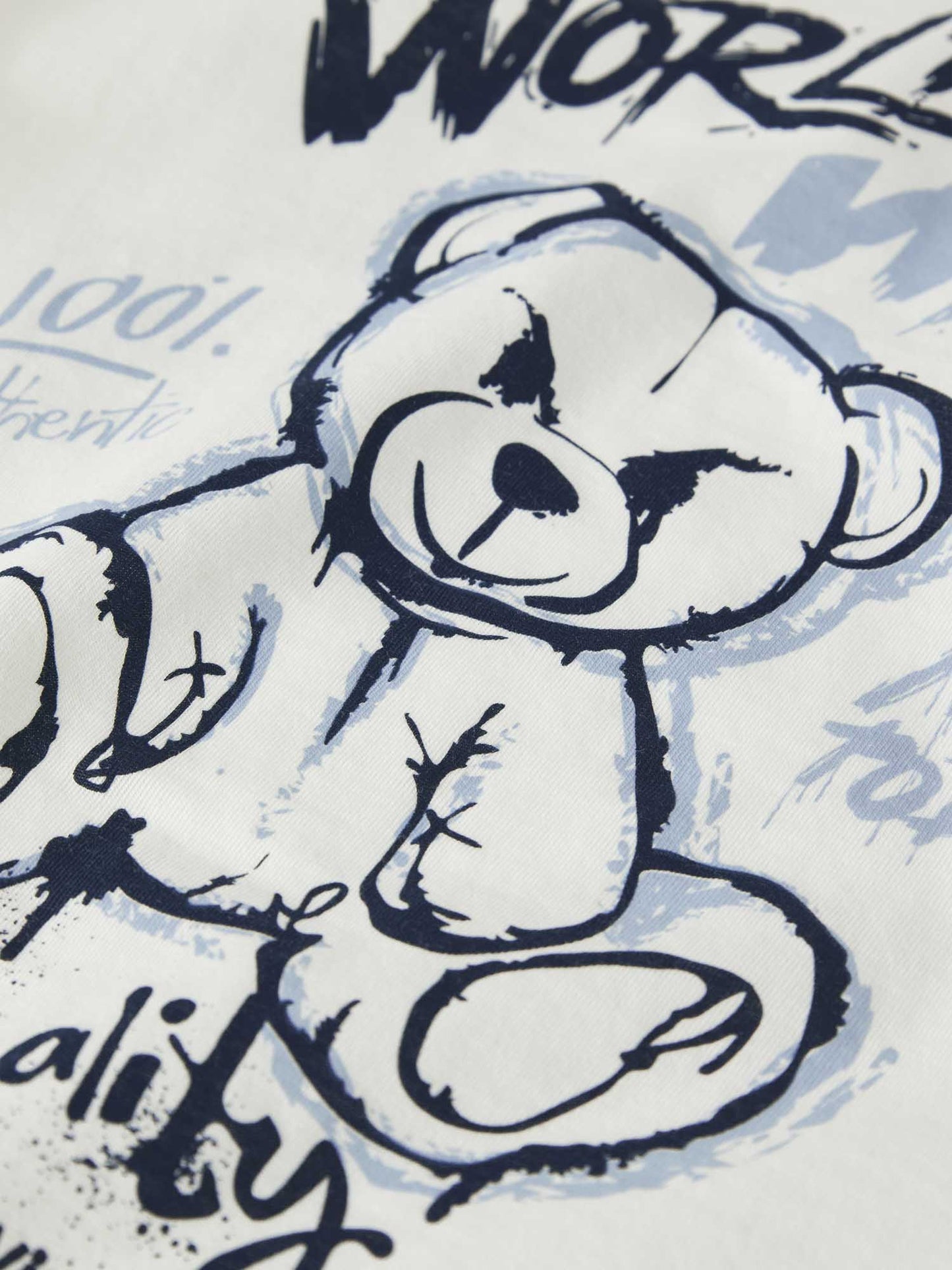 T-shirt unisex Name It 13253718 Cloud con stampa e collo girocollo