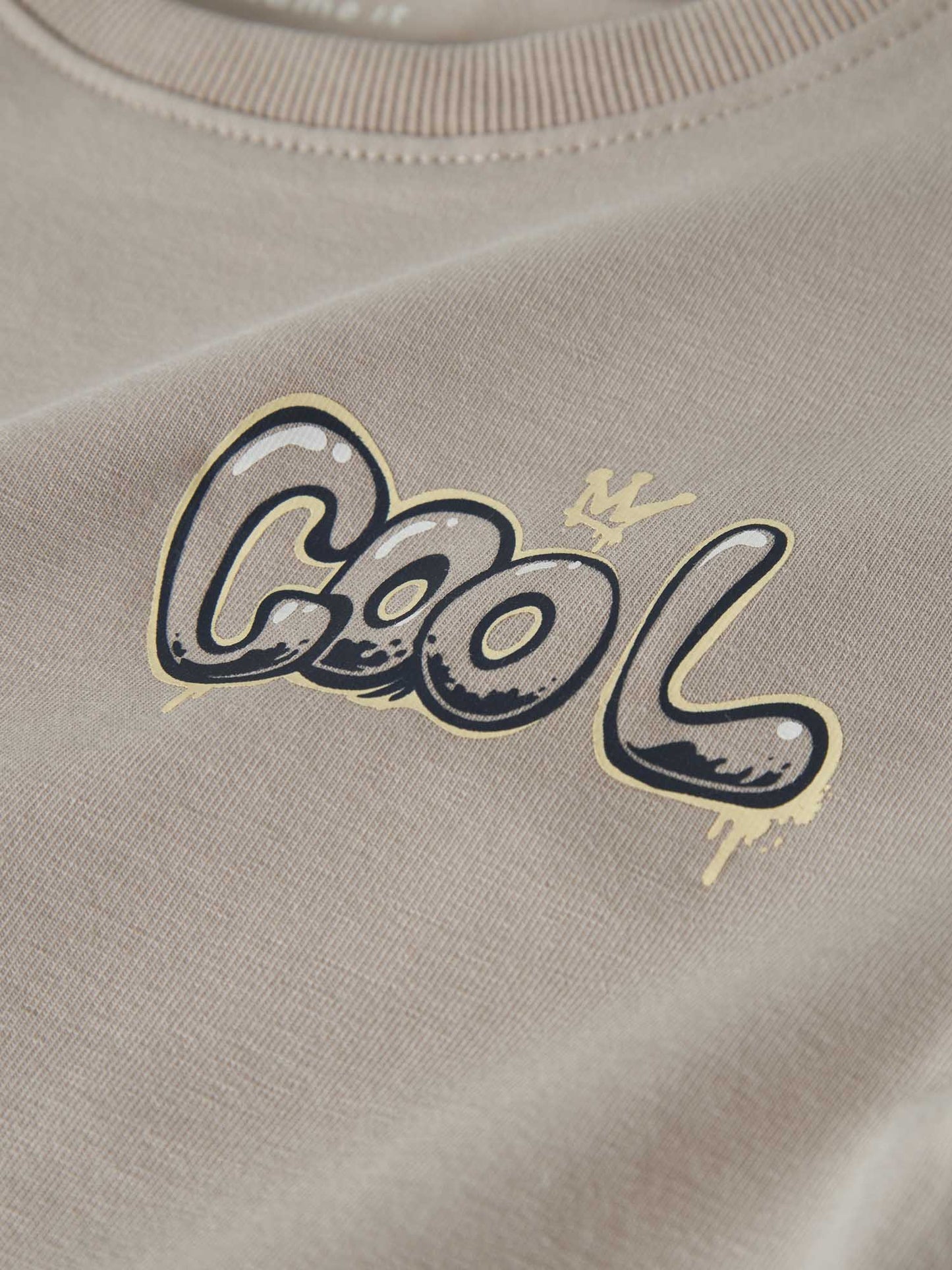 T-shirt unisex in cotone organico colore chate