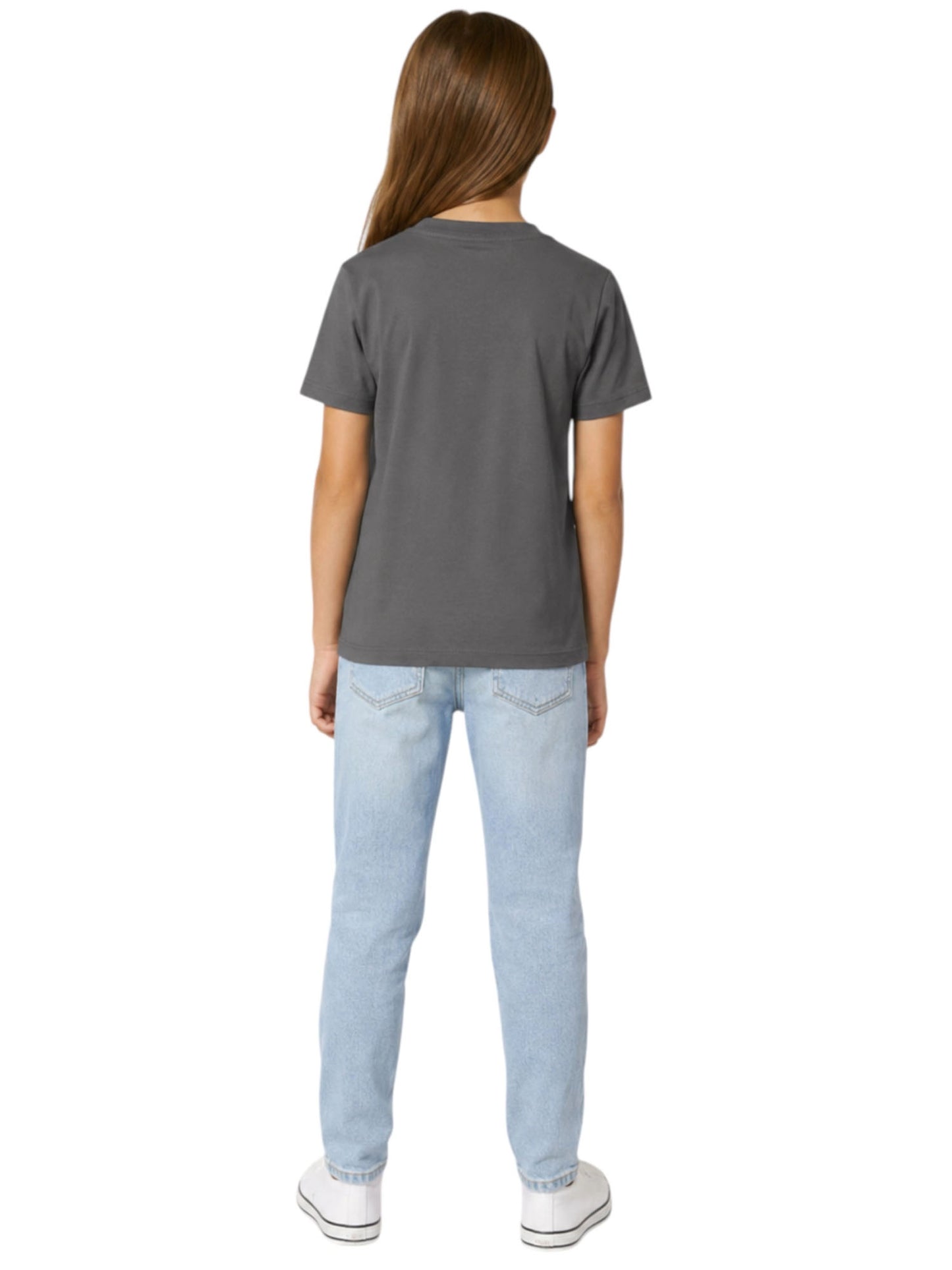 Converse G. T-shirt a maniche lunghe Unisex bambino grigia