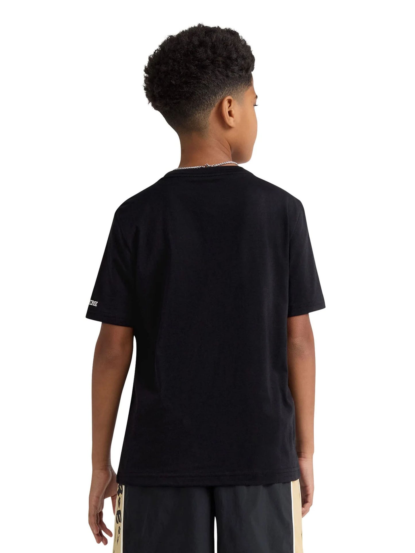 Converse T-shirt mm, t-shirt a maniche lunghe Unisex bambino nero