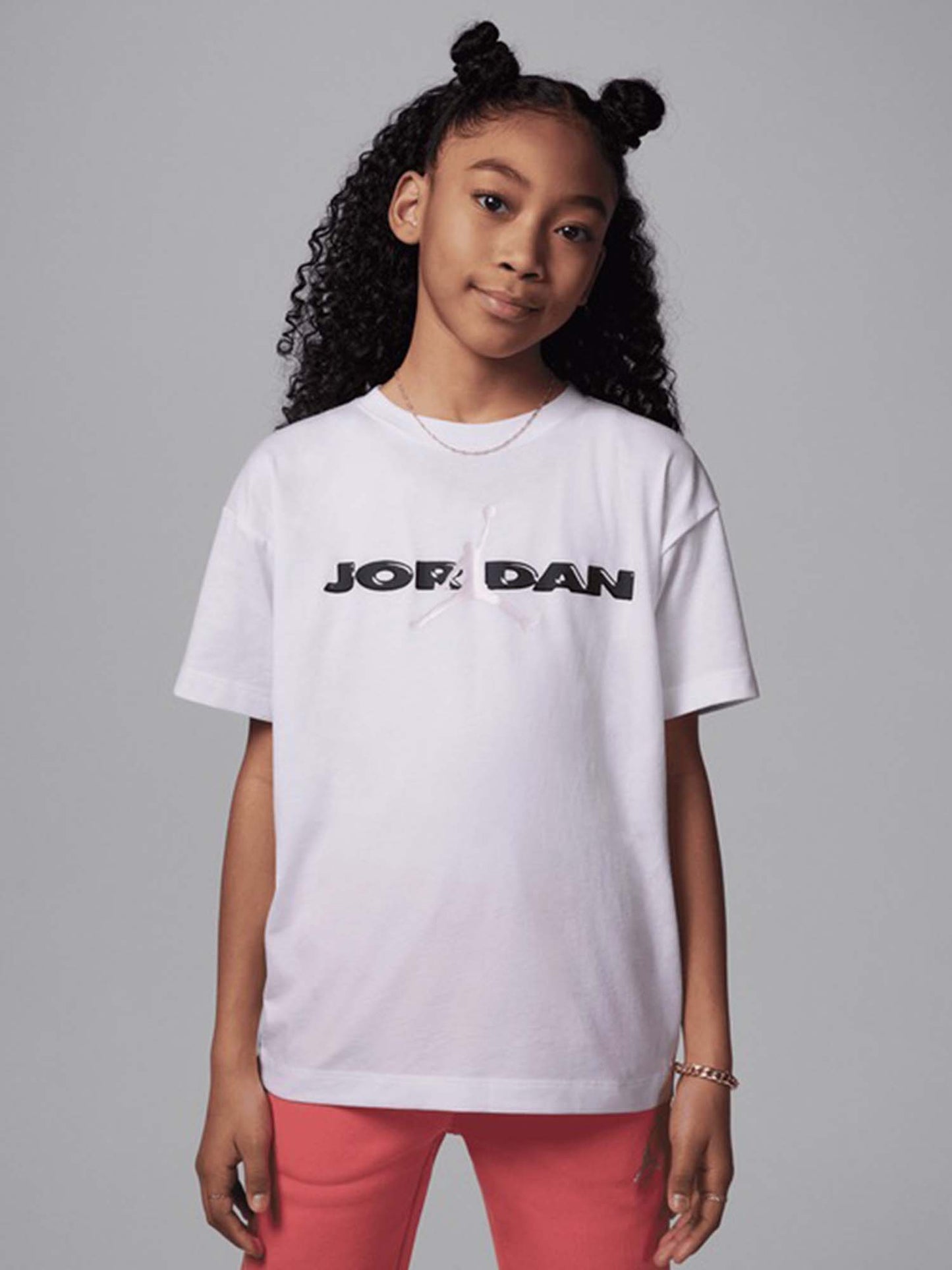T-SHIRT JORDAN DA BAMBINA BIANCO