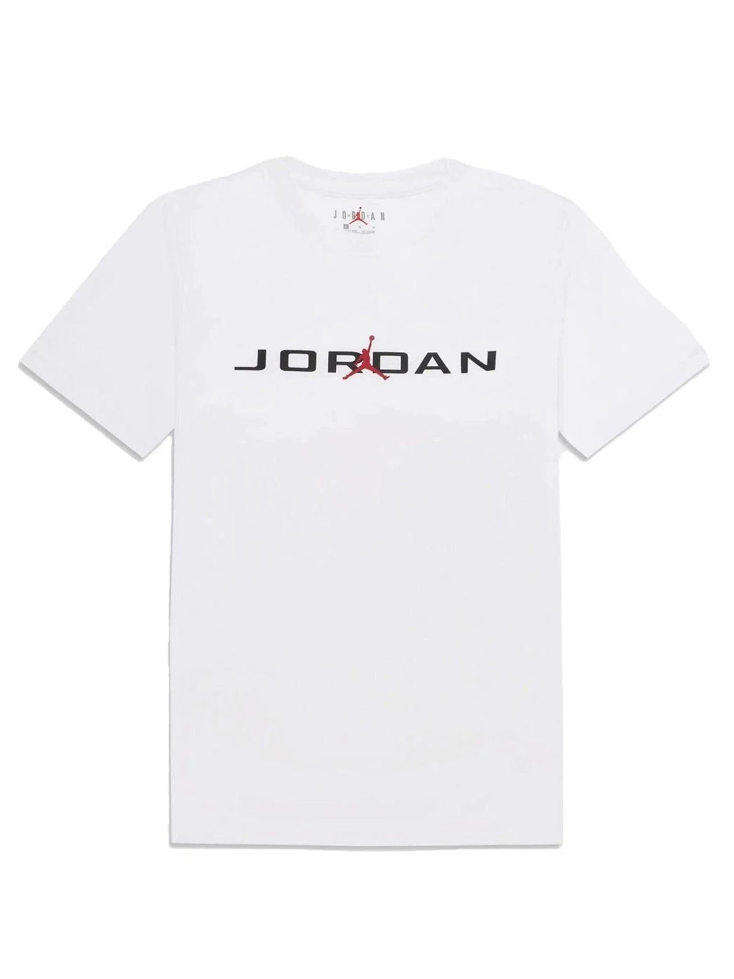 T-shirt Jordan bianca unisex bambino per uso sportivo