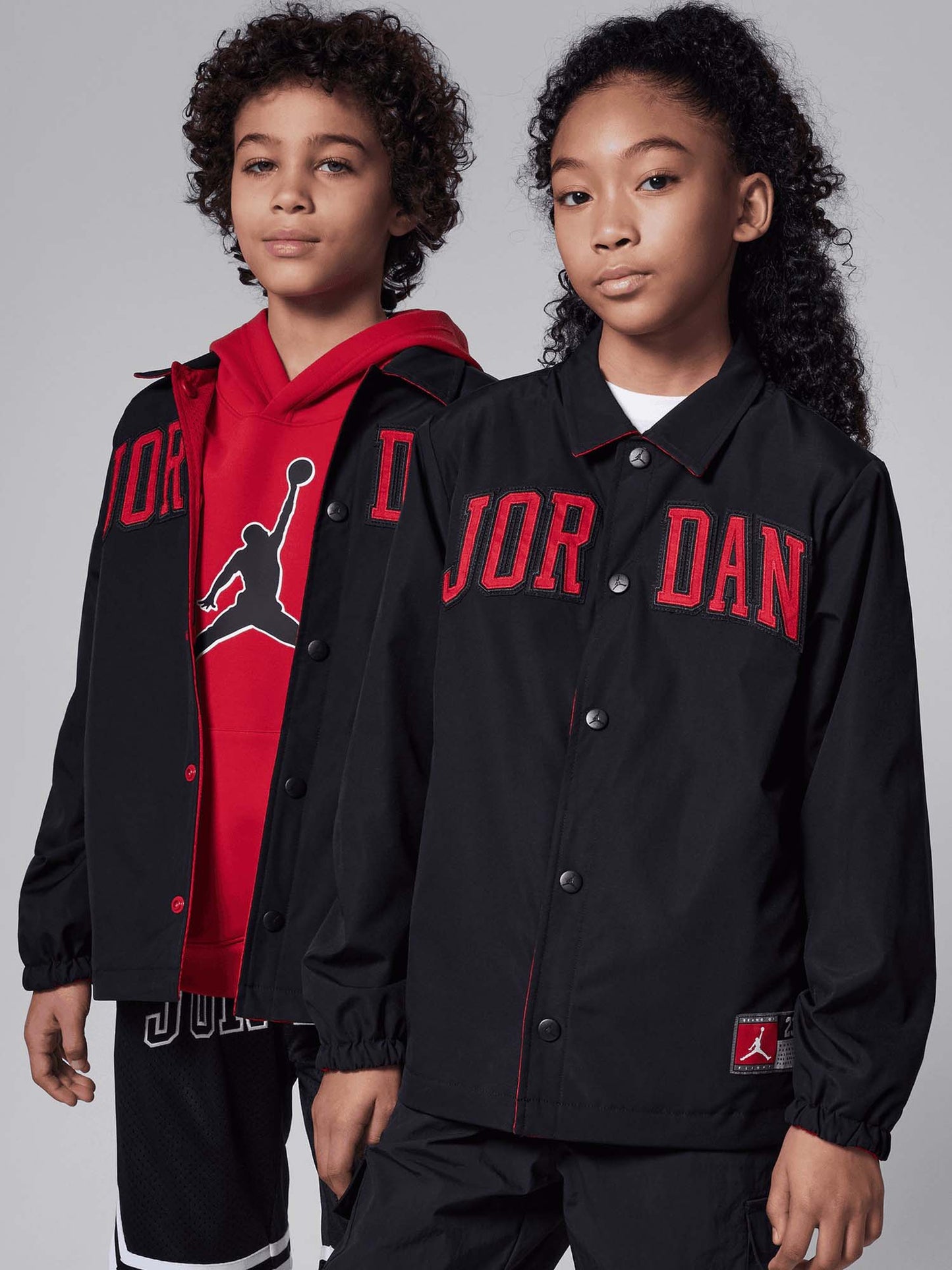 GIUBBINO REVERSIBILE JORDAN JUNIOR UNISEX NERO