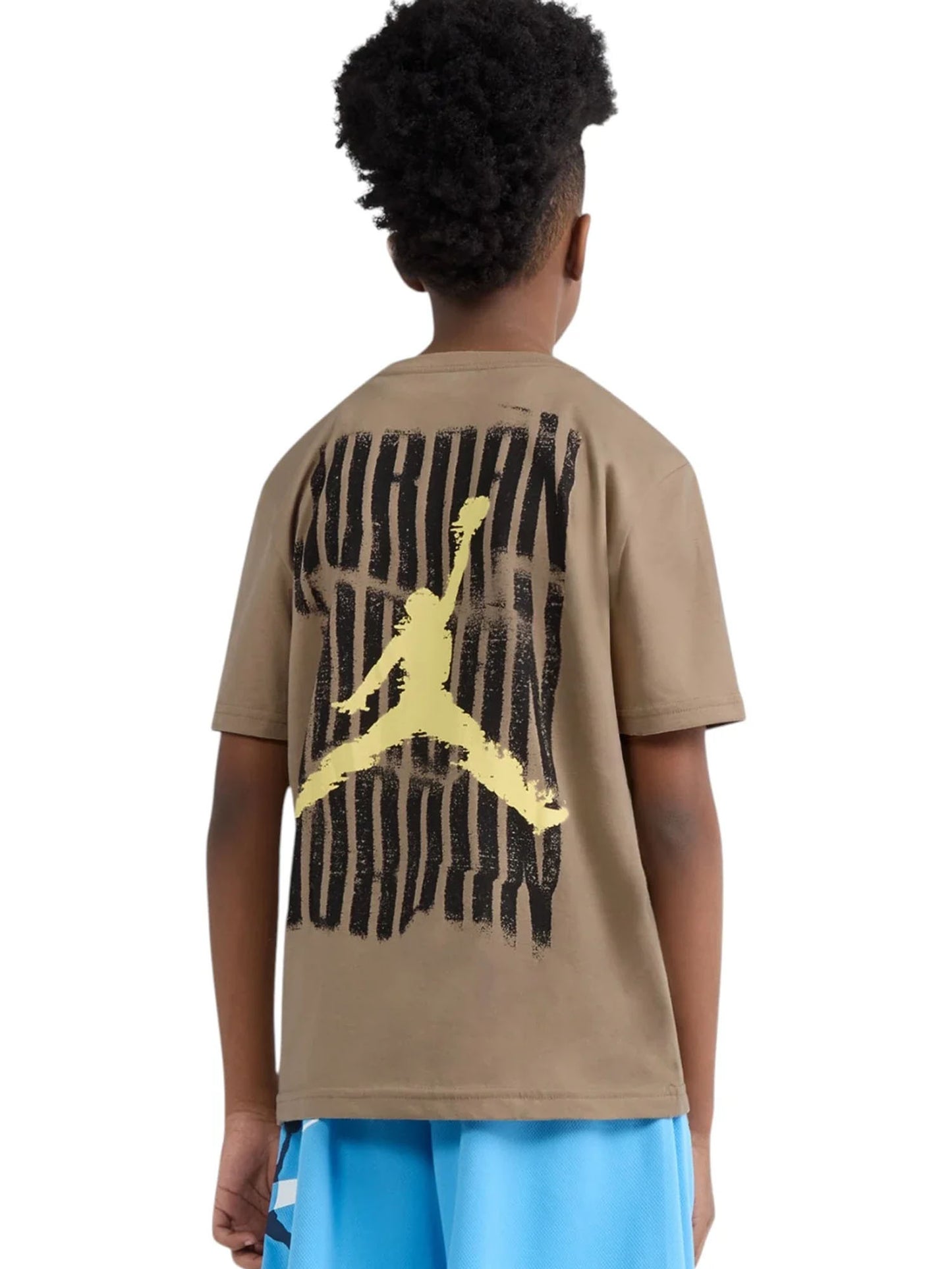 T-shirt Jordan a maniche corte per bambino unisex beige