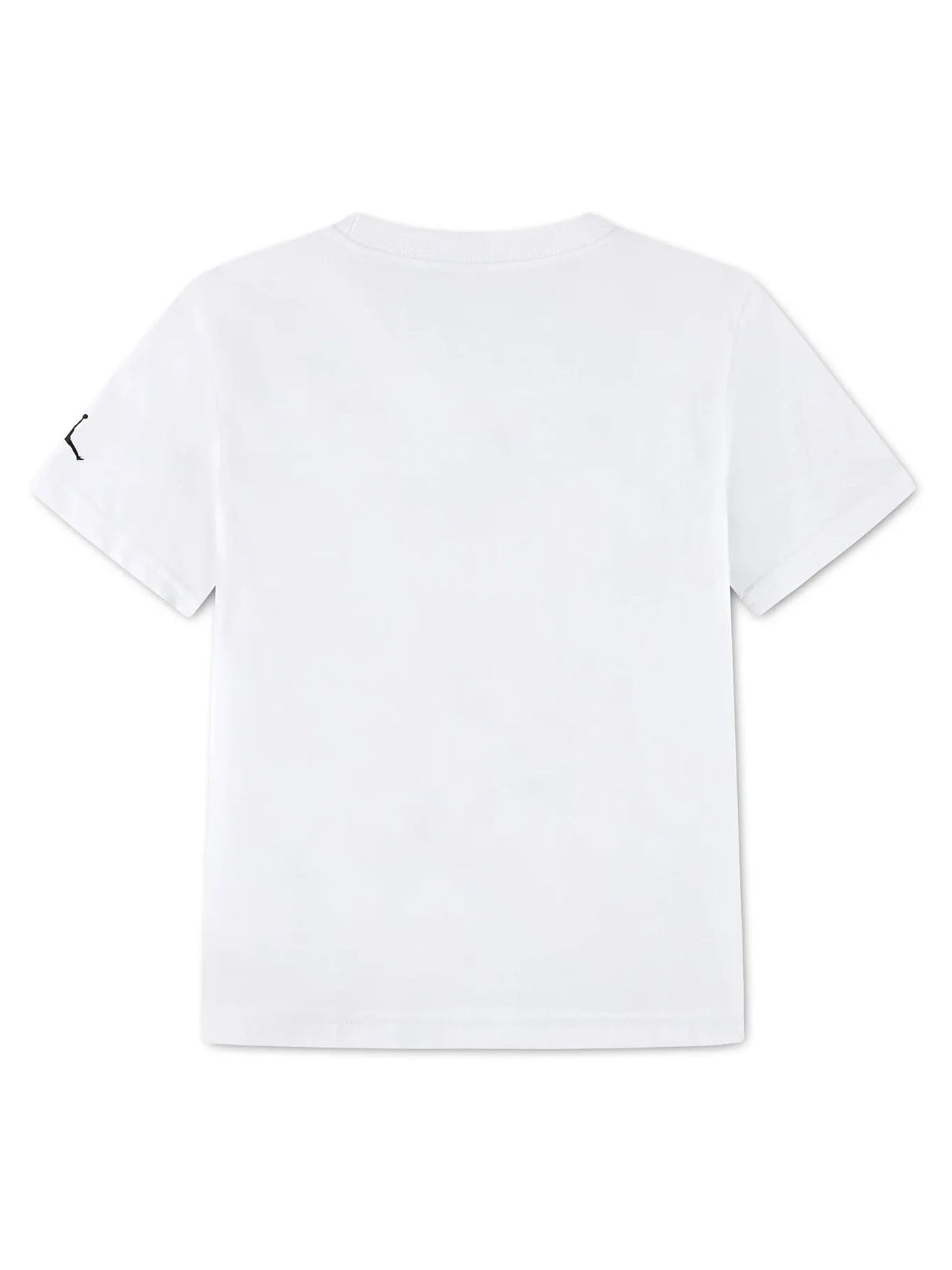 T-shirt Jordan unisex bambino bianca in cotone con logo grafico