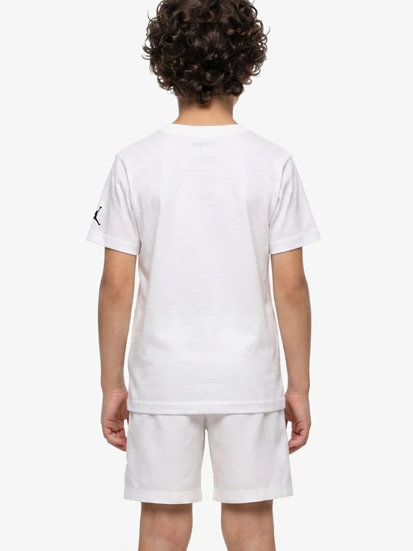 Nike Jordan, t-shirt unisex bambino bianca con stampa Jumpman