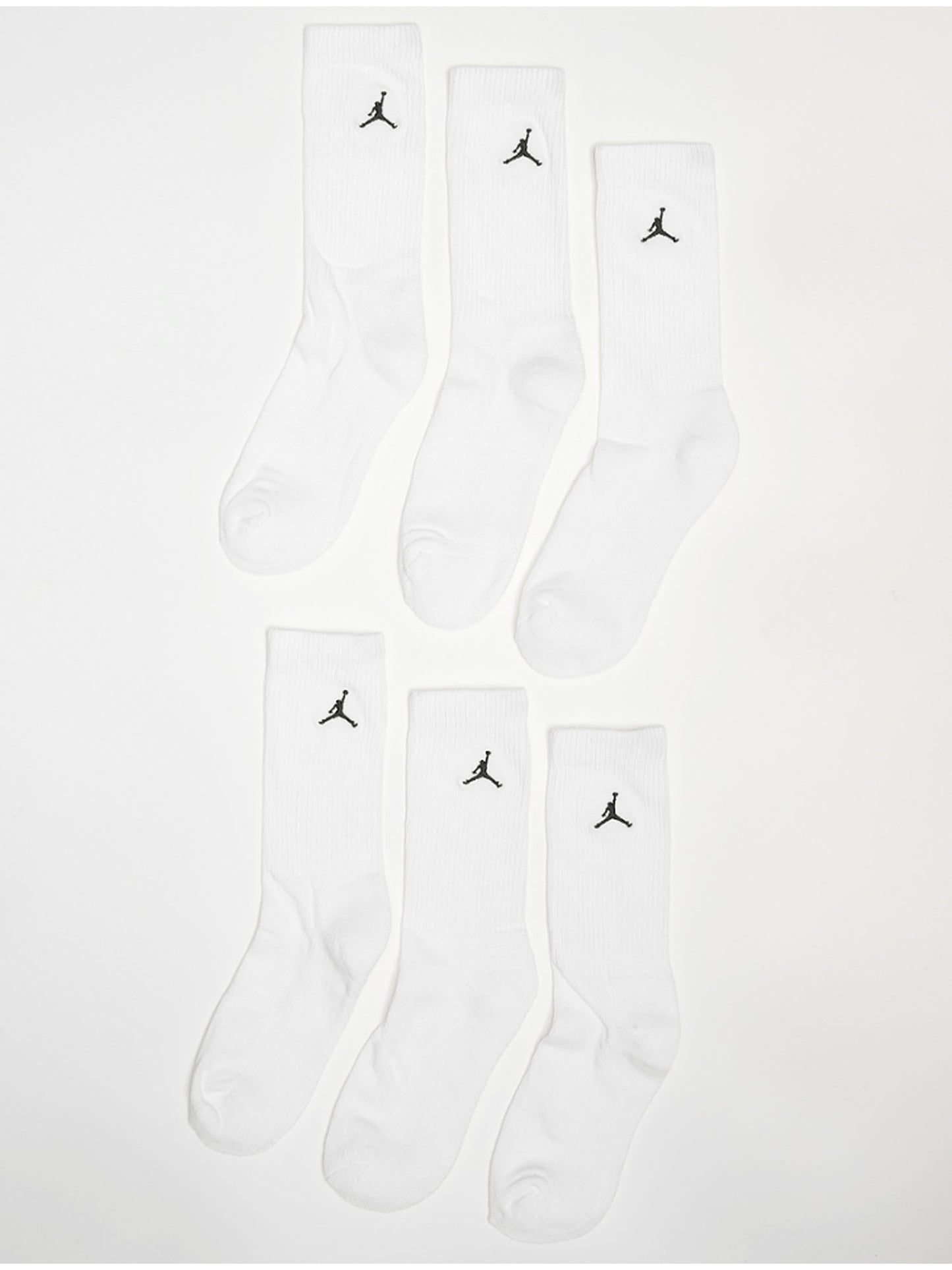 CALZE 6 PAIA JORDAN DA BAMBINI BIANCO
