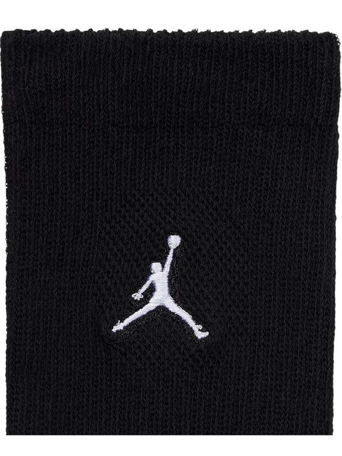 CALZE 6 PAIA JORDAN DA BAMBINI NERO
