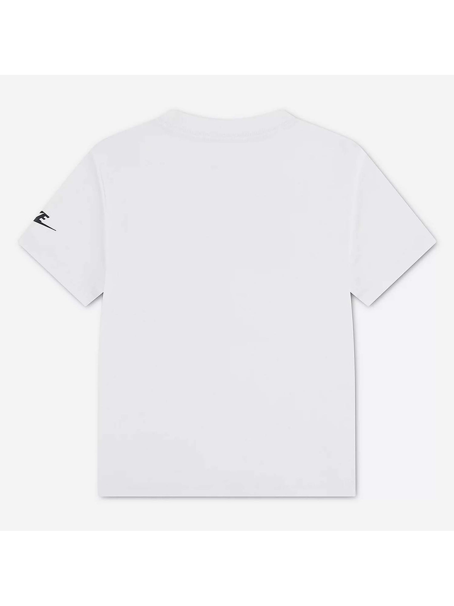 Nike B. T-shirt mm da unisex bambino bianca