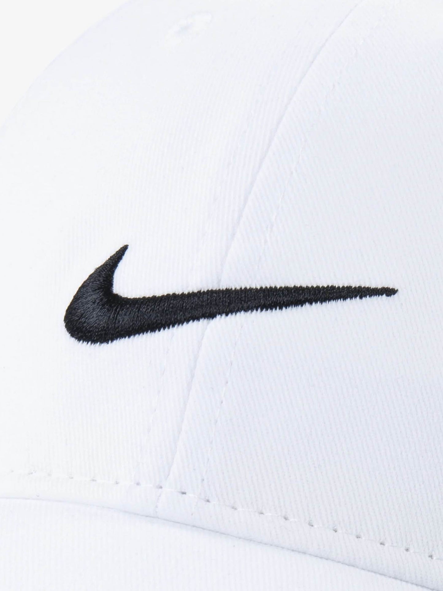 Cappello baseball Nike bambino unisex bianco con logo ricamato