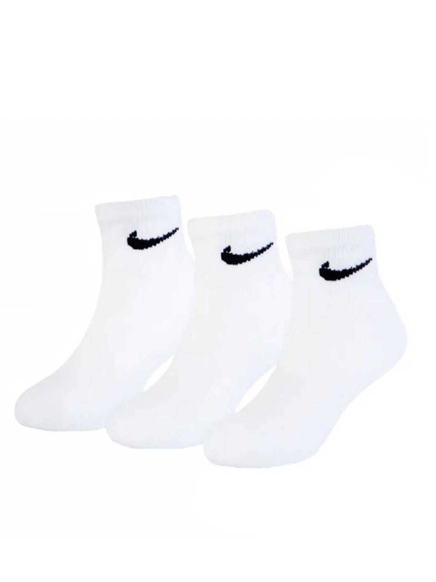Calze sportive ankle Nike unisex adulto bianche, comfort e performance