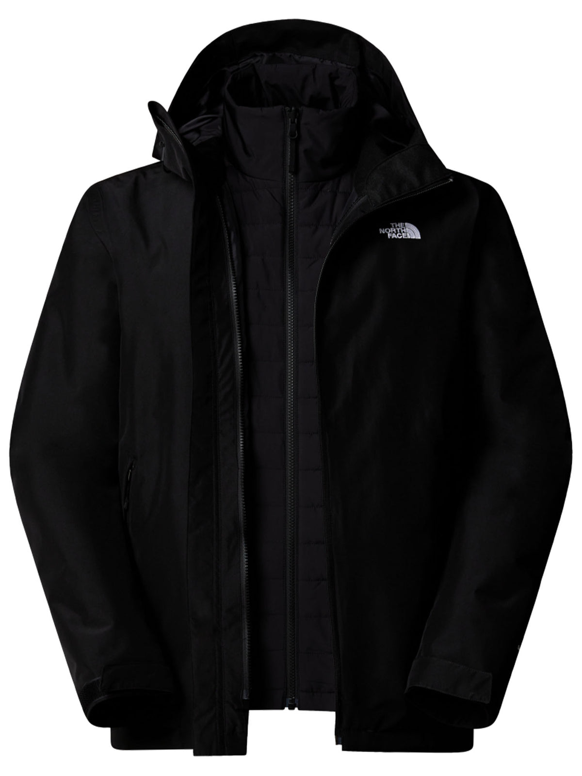 Tnf m carto triclima giubbino da uomo nero