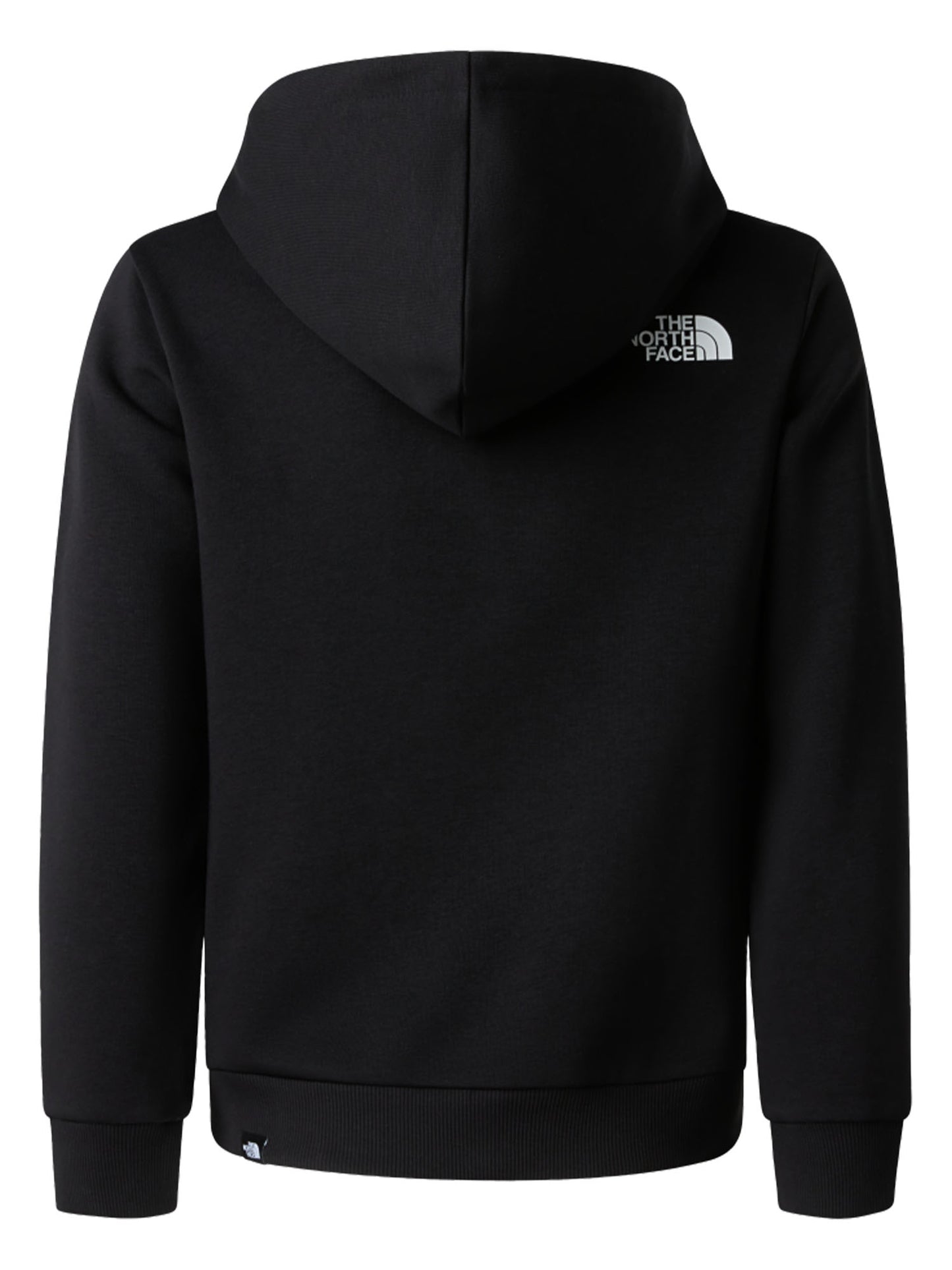 Felpa unisex bambino The North Face Simple Dome nera con cappuccio