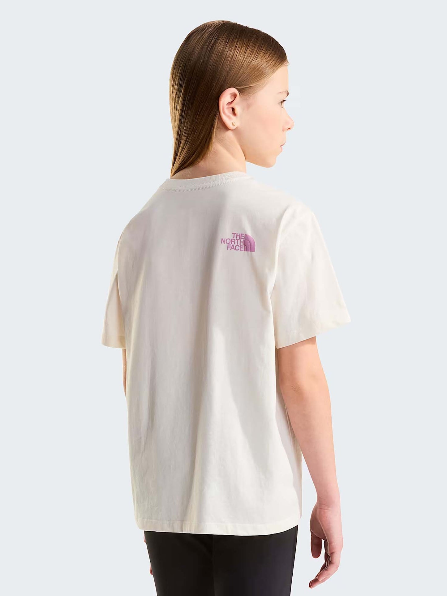 The North Face Chalbi Rlx, t-shirt a maniche lunghe Unisex bambino panna