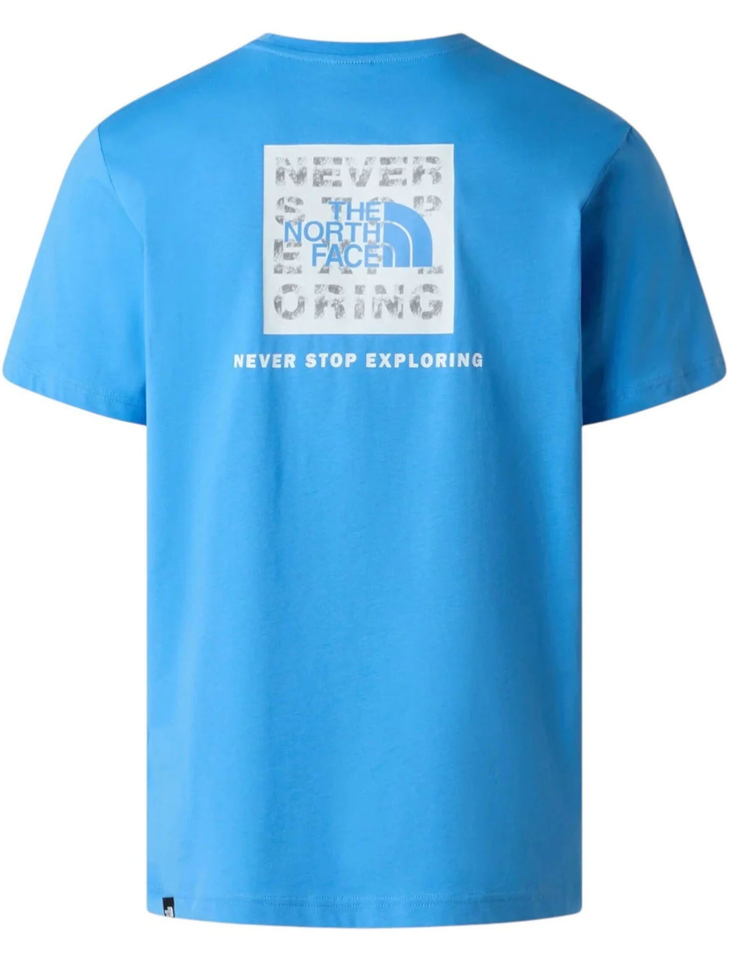 The North Face Blanca Box Logo, t-shirt azzurra da uomo