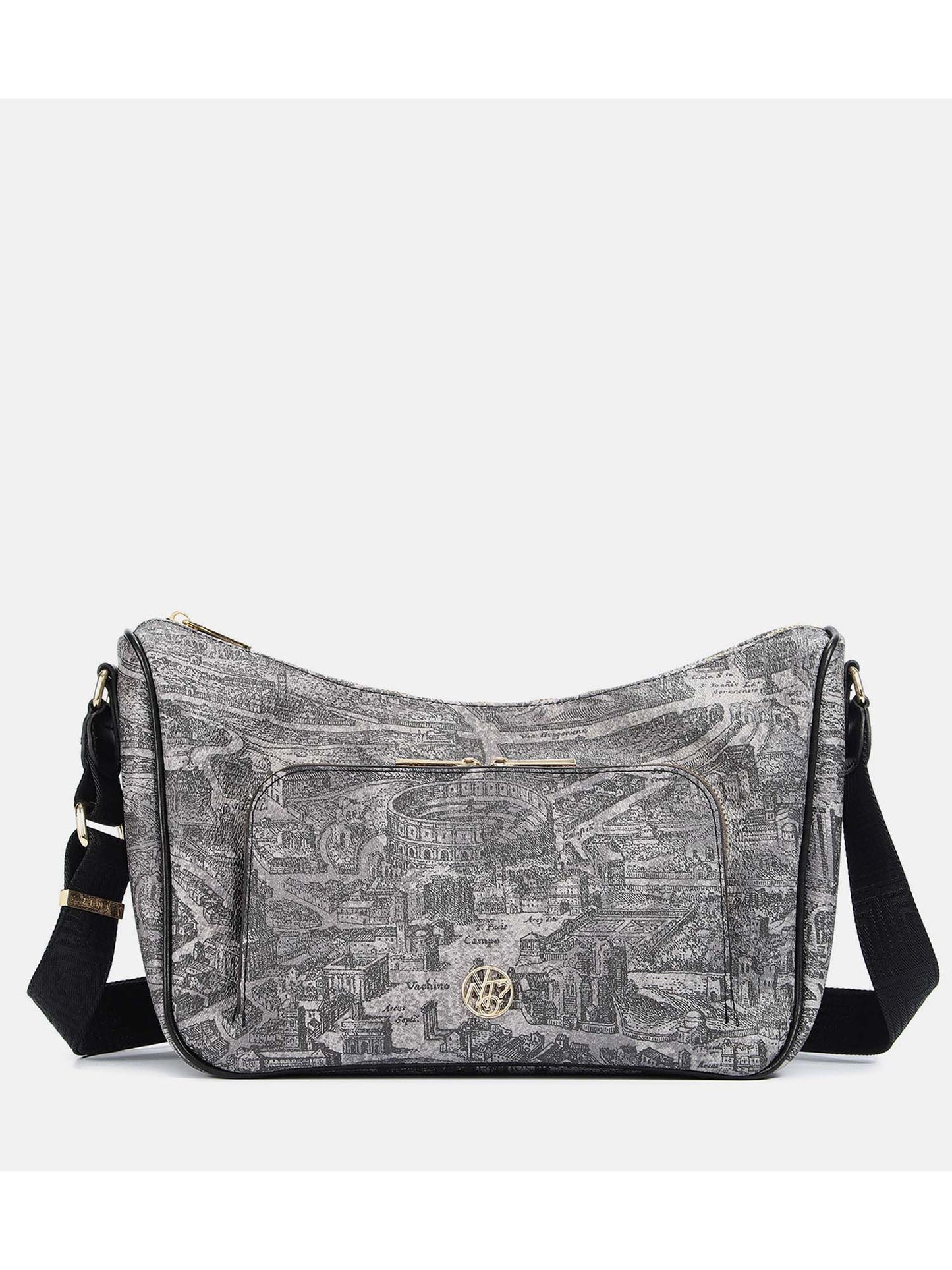 BORSA SHOULDER BAG SMALL YNOT? DA DONNA GRIGIO