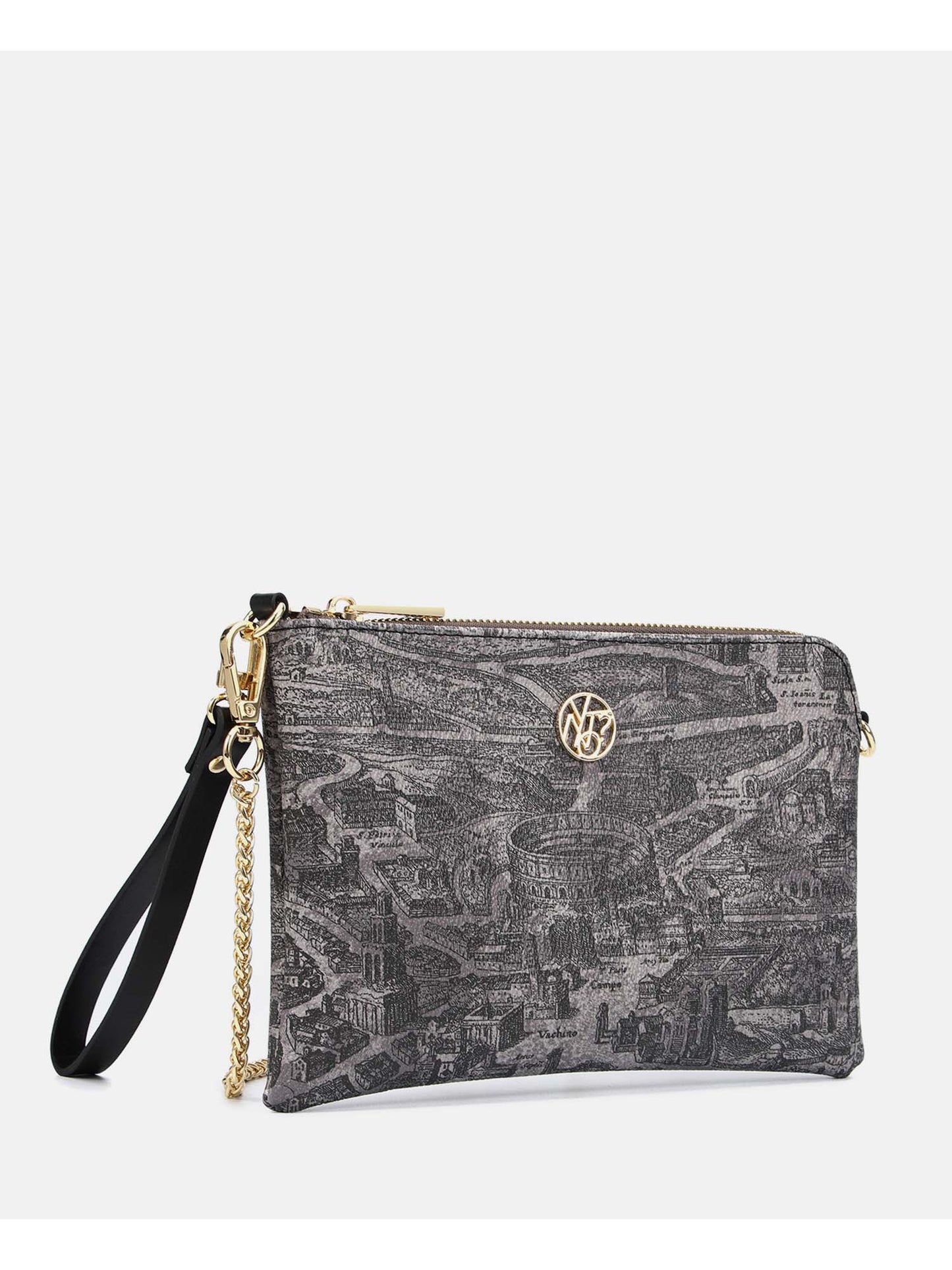 BORSA CLUTCH YNOT? DA DONNA GRIGIO