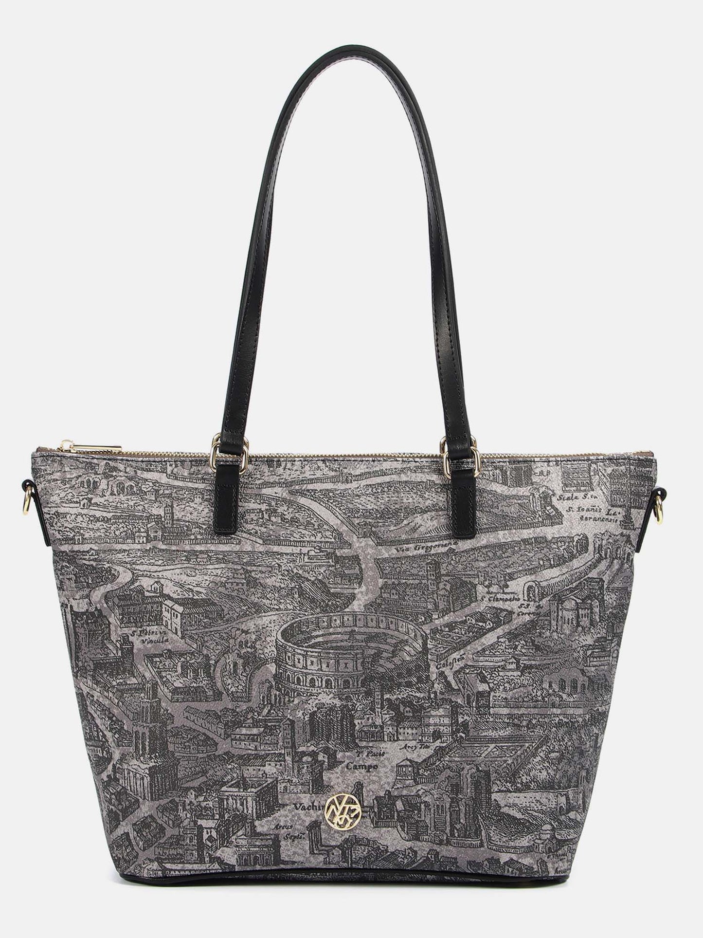 BORSA SHOPPING YNOT? DA DONNA GRIGIO