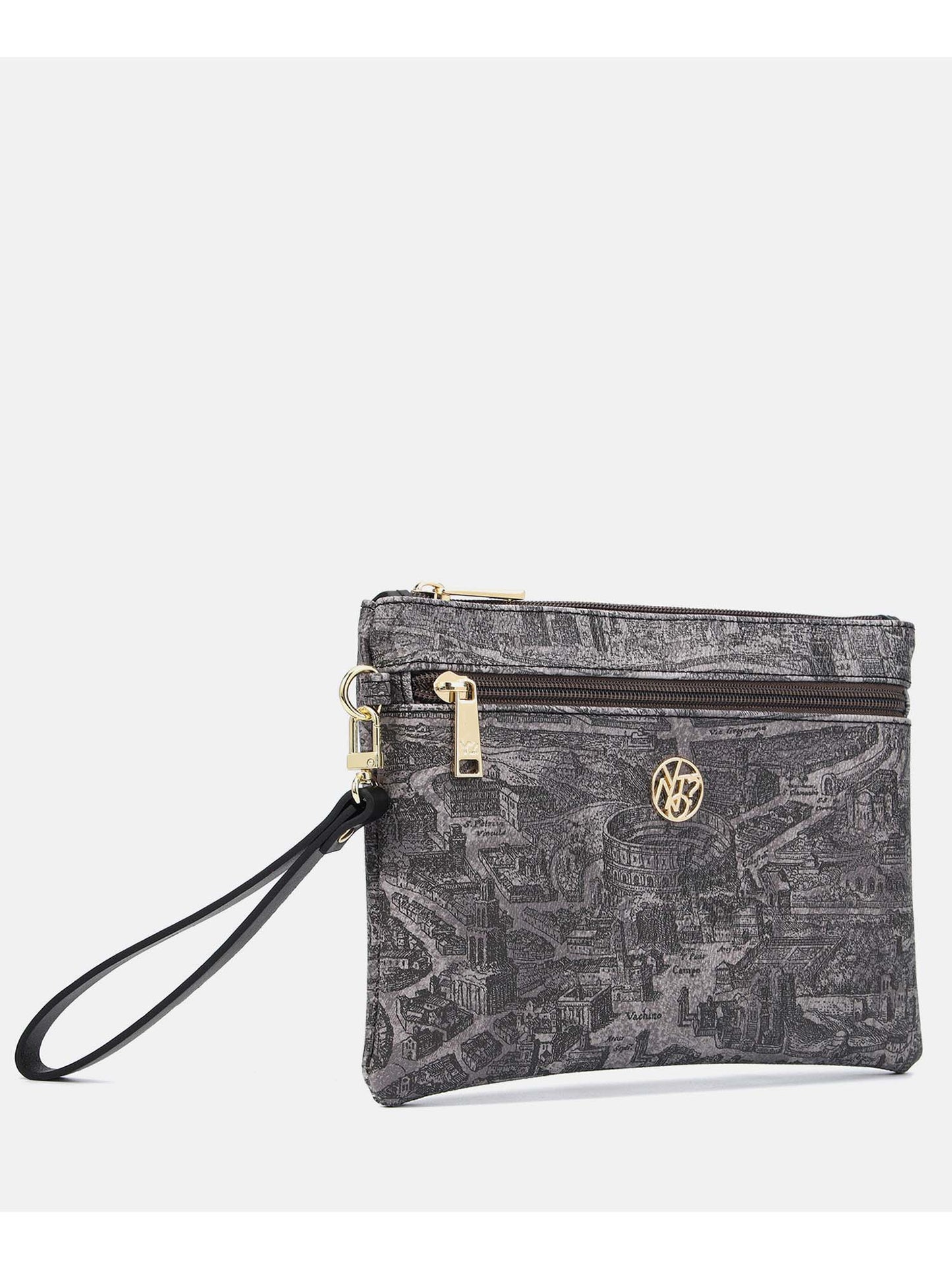 BORSA POCKET HANDLE MEDIA YNOT? DA DONNA GRIGIO