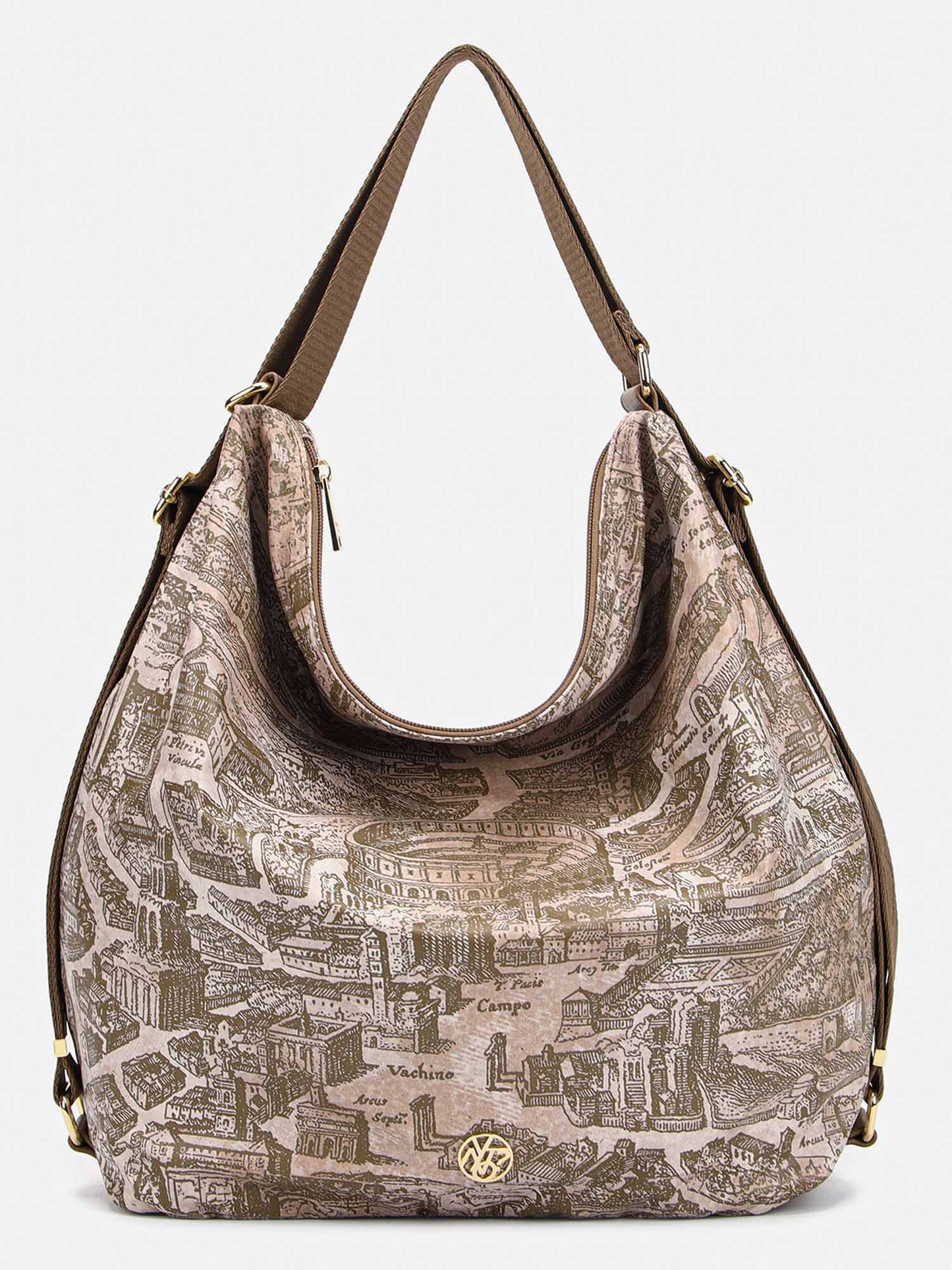 BORSA DOUBLE BAG YNOT? DA DONNA BEIGE