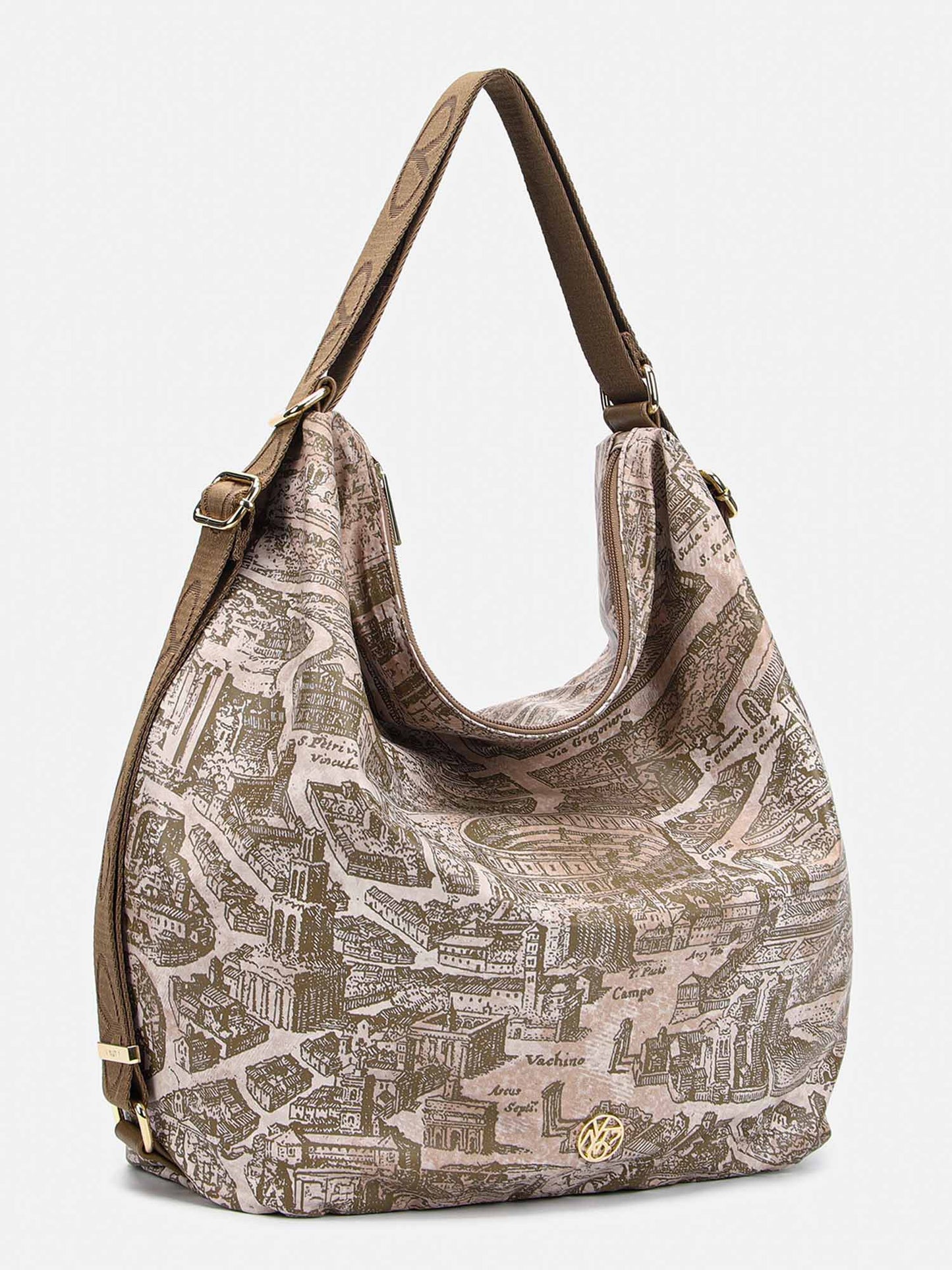 BORSA DOUBLE BAG YNOT? DA DONNA BEIGE