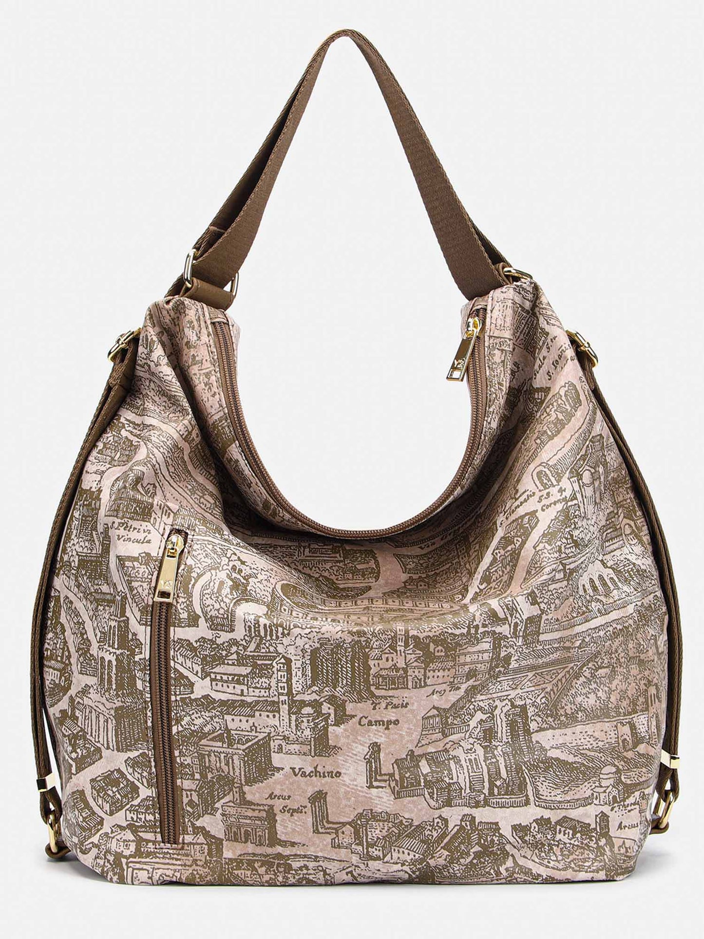 BORSA DOUBLE BAG YNOT? DA DONNA BEIGE