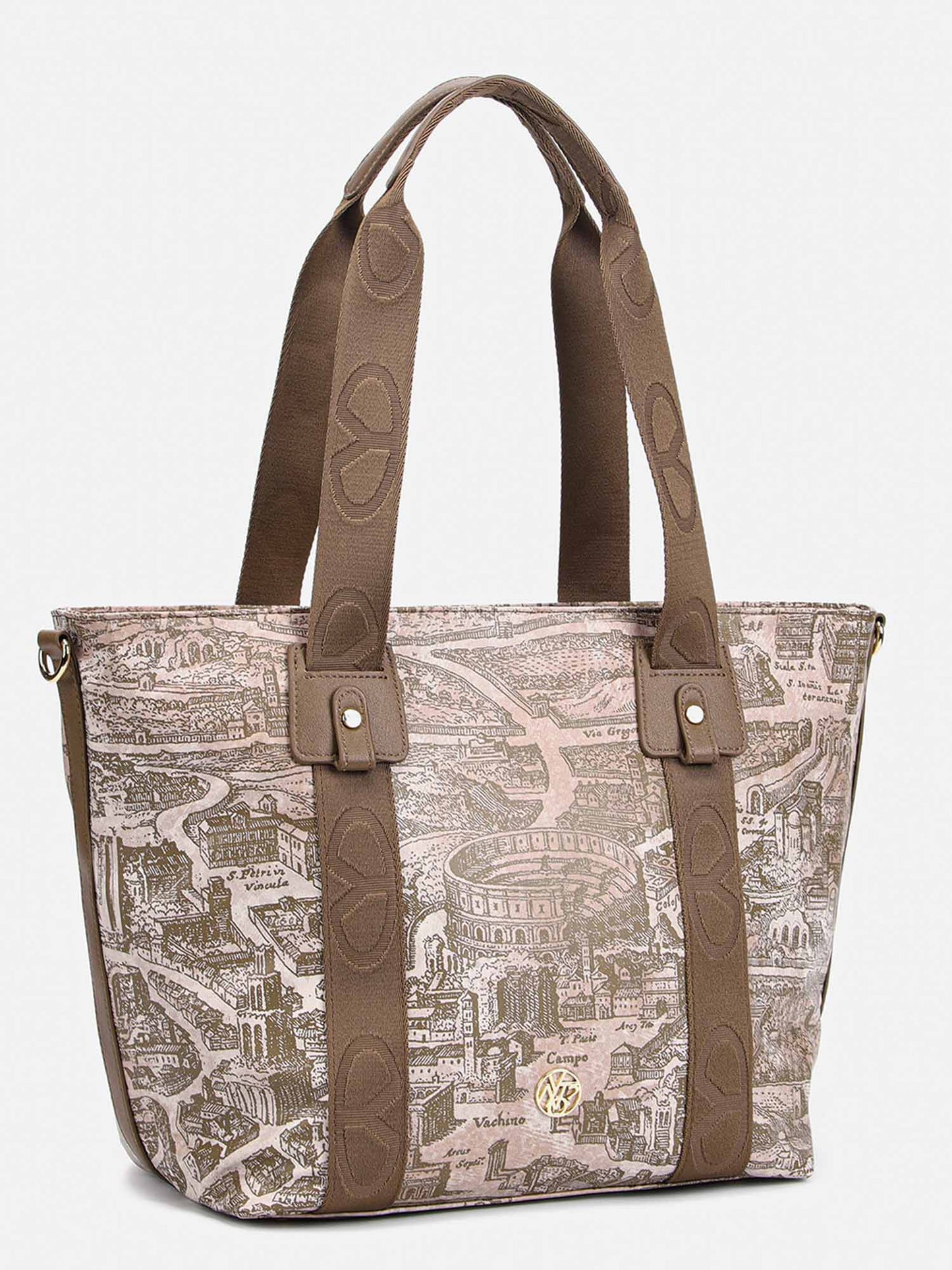 BORSA SHOPPING BAG LARGE YNOT? DA DONNA BEIGE