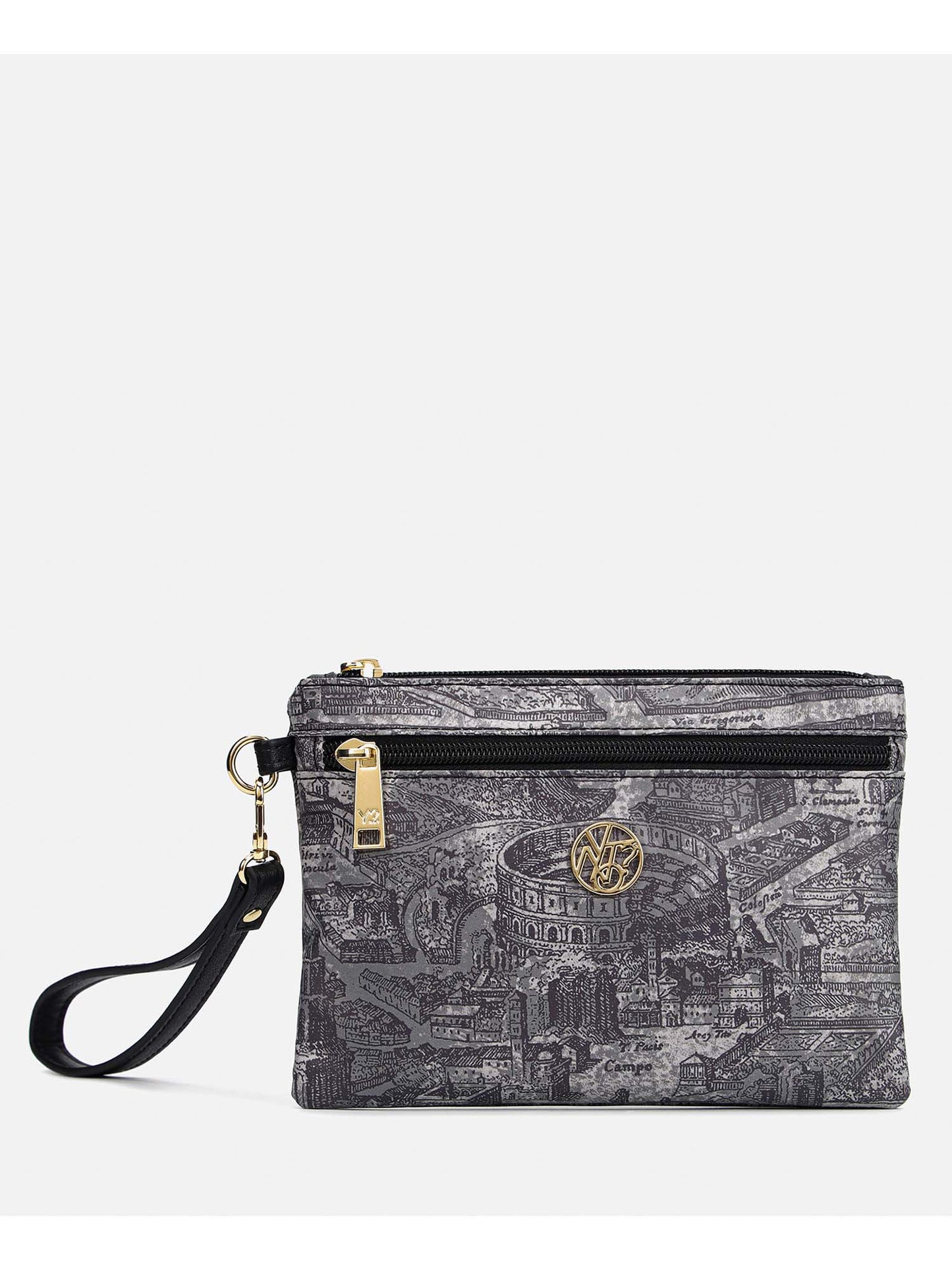 PORTATUTTO CON MANICO YNOT? DA DONNA GRIGIO