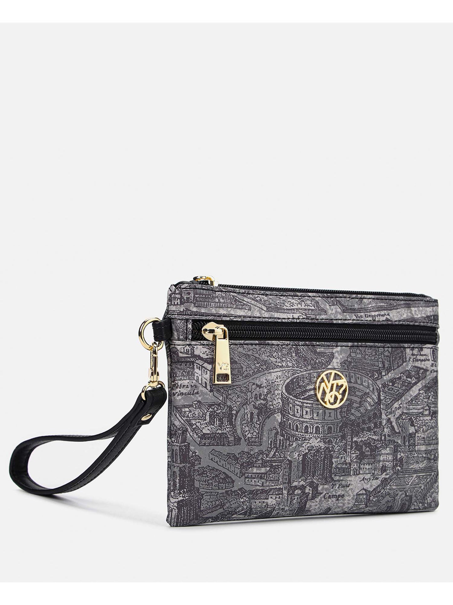 PORTATUTTO CON MANICO YNOT? DA DONNA GRIGIO