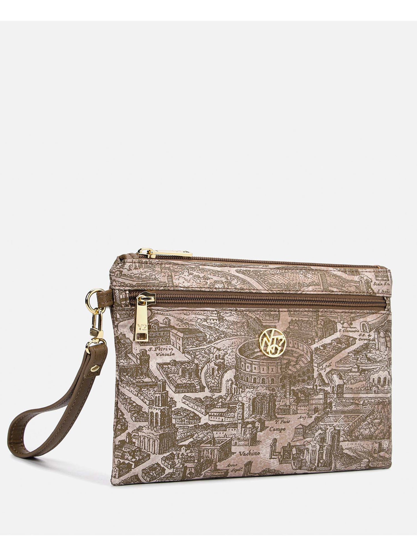 PORTATUTTO CON MANICO MEDIO YNOT? DA DONNA BEIGE