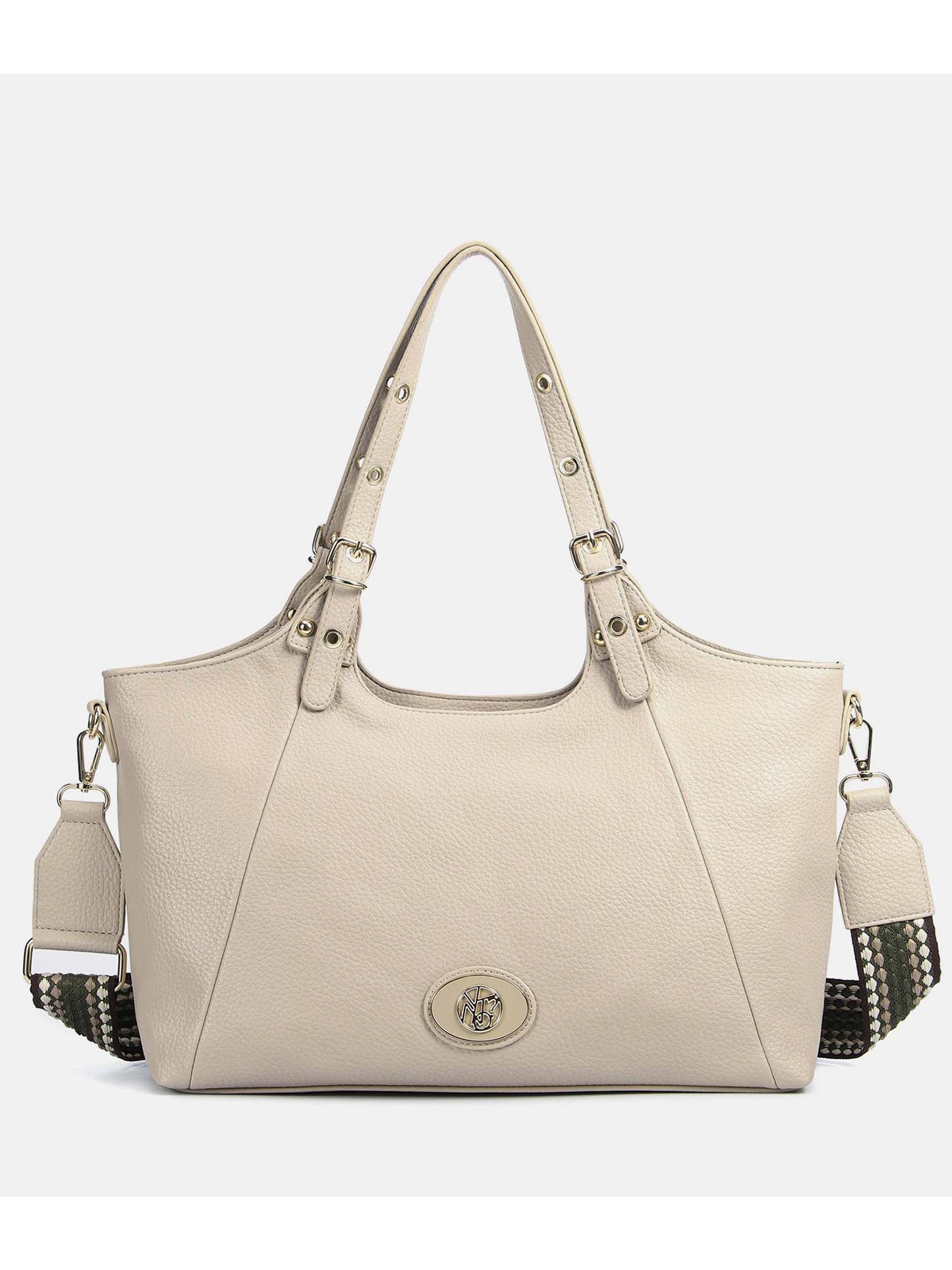 BORSA SHOPPING BAG IN SEMILPELLE YNOT? DA DONNA BEIGE