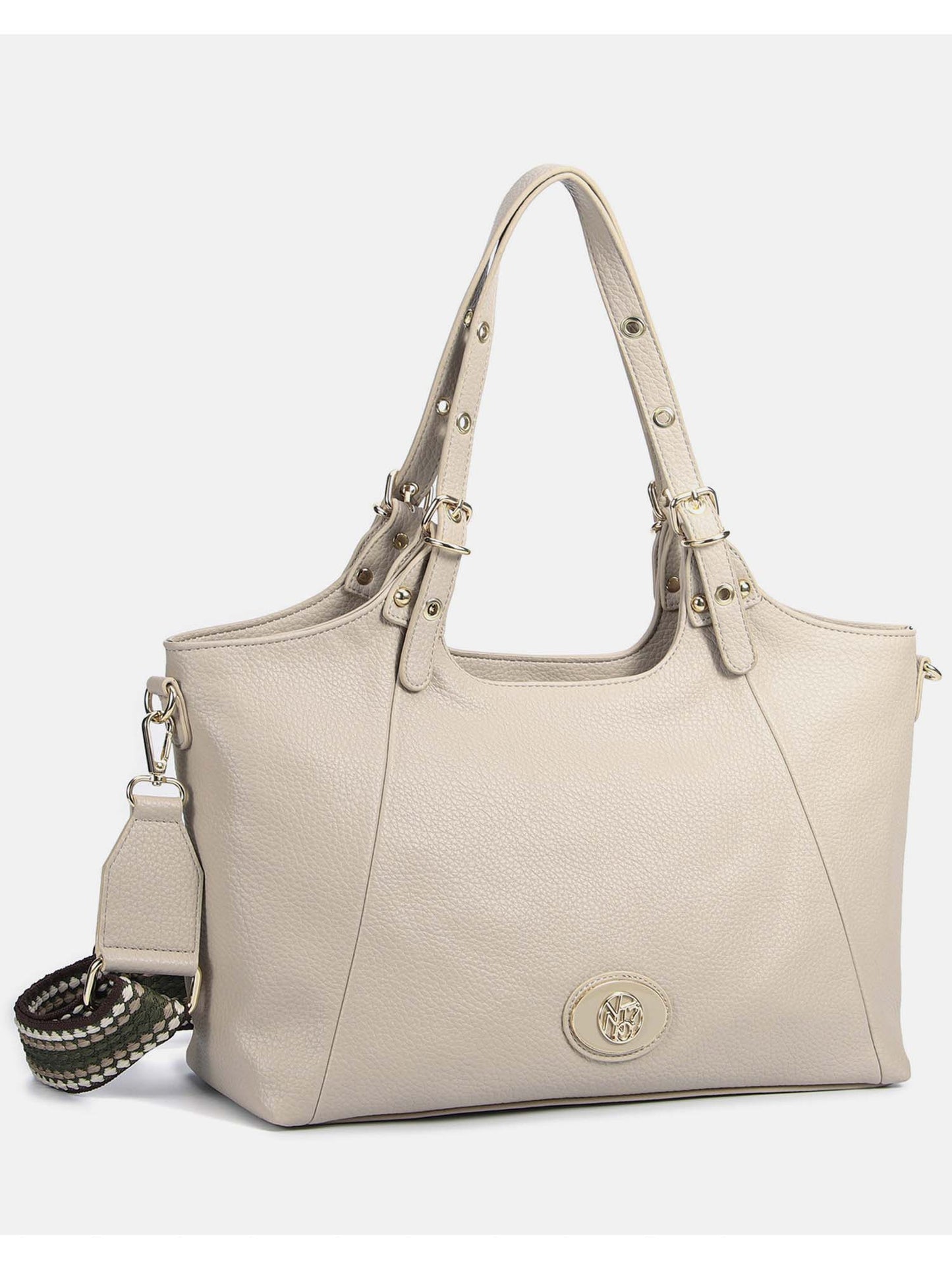 BORSA SHOPPING BAG IN SEMILPELLE YNOT? DA DONNA BEIGE