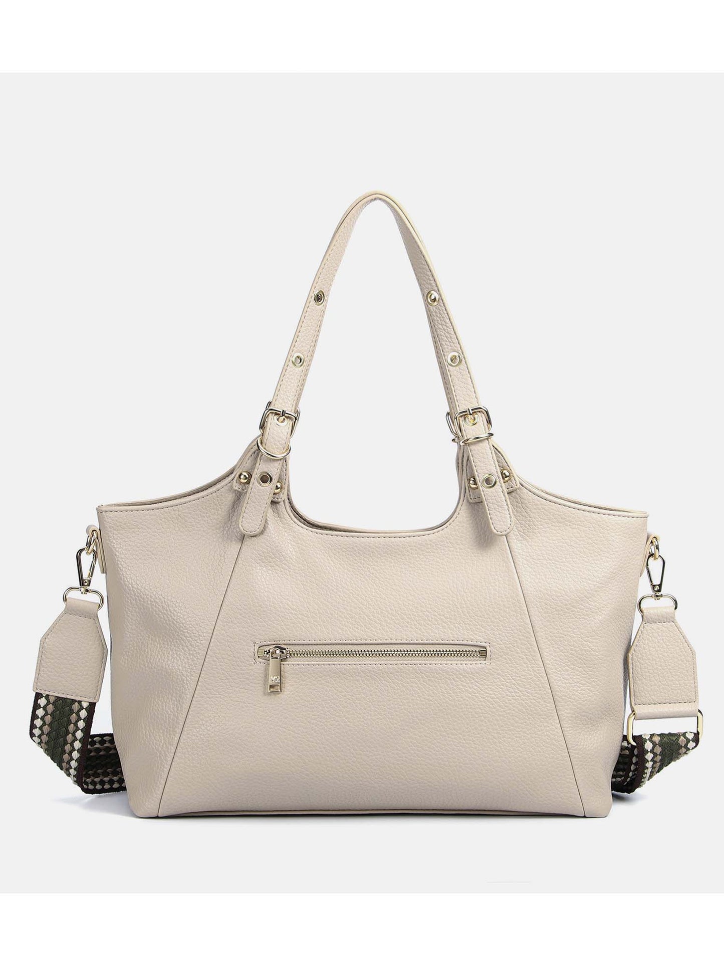 BORSA SHOPPING BAG IN SEMILPELLE YNOT? DA DONNA BEIGE