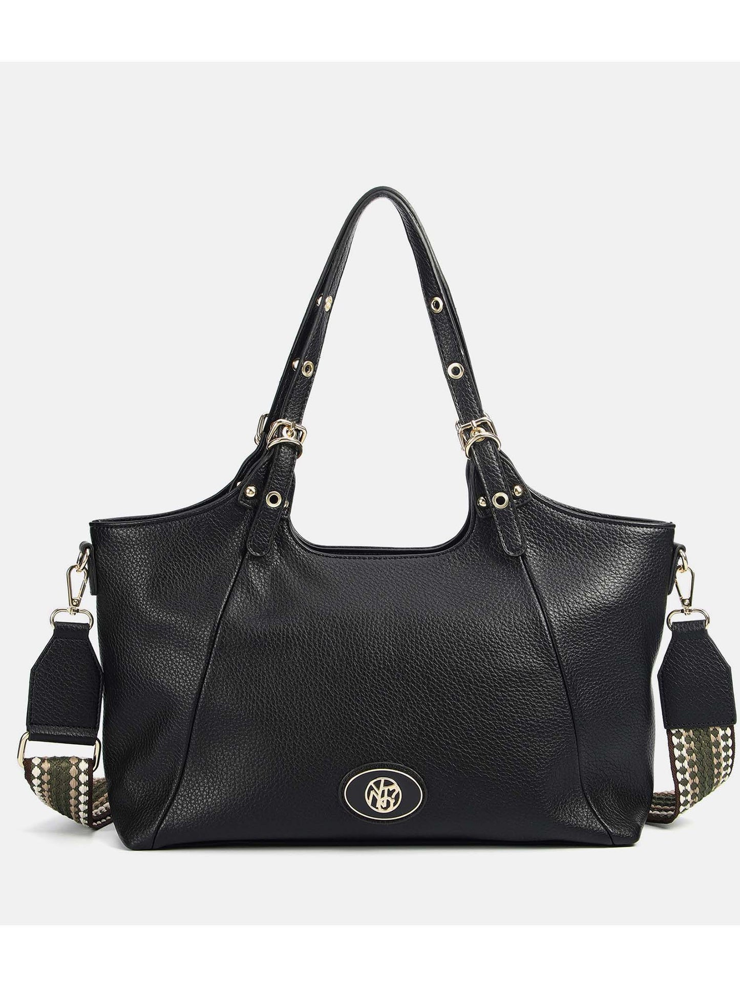 BORSA SHOPPING BAG IN SEMILPELLE YNOT? DA DONNA NERO