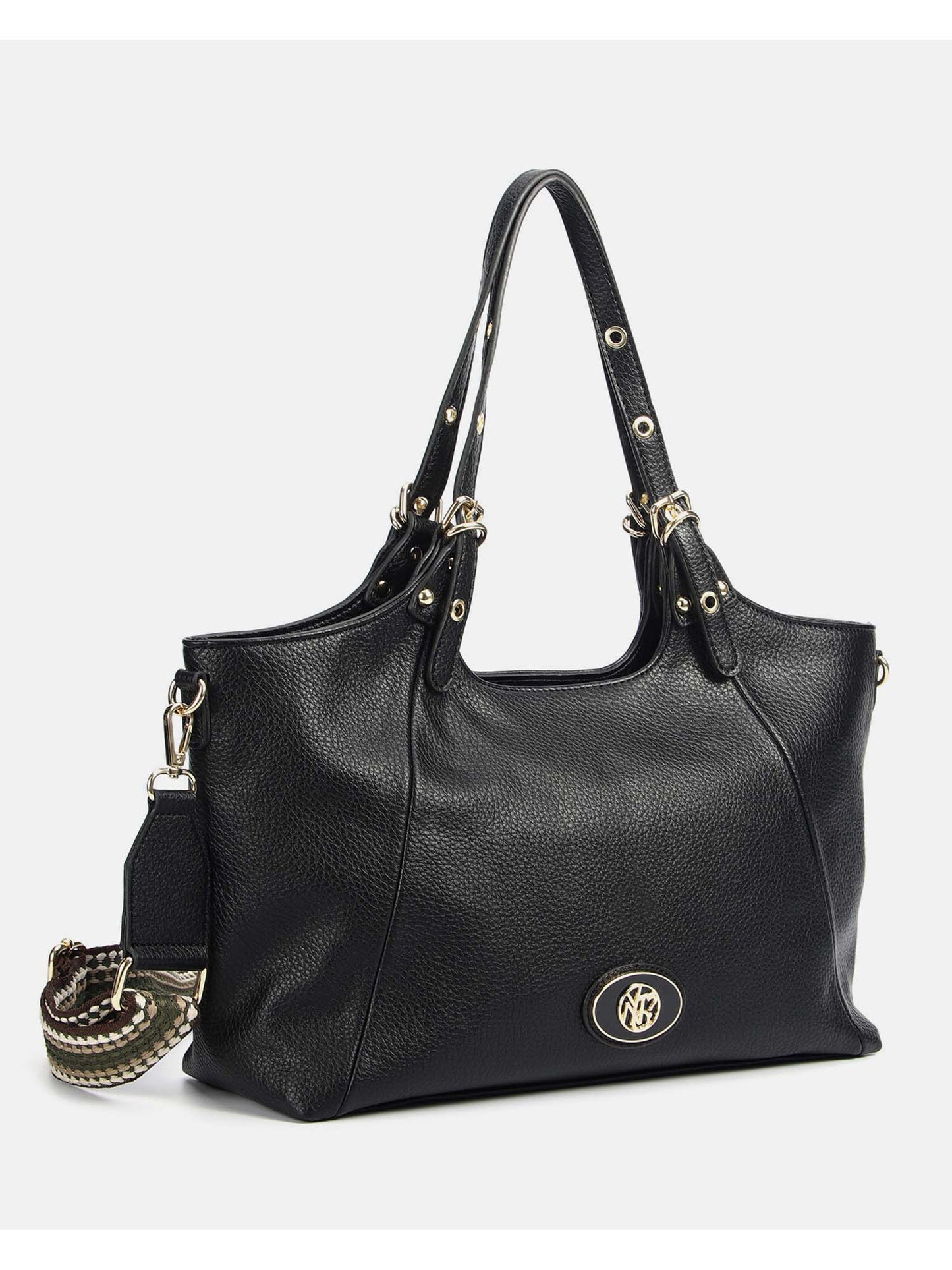 BORSA SHOPPING BAG IN SEMILPELLE YNOT? DA DONNA NERO